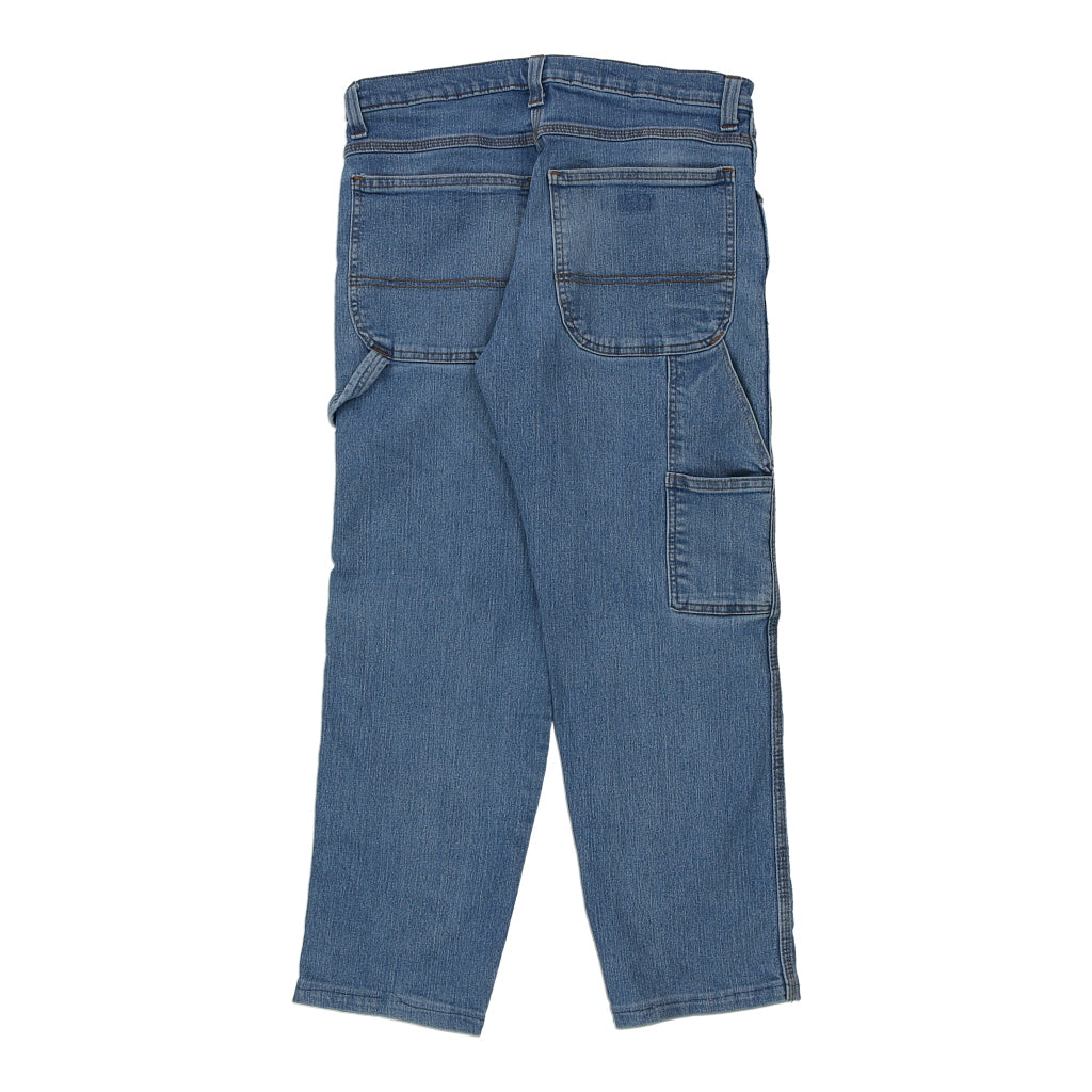Dickies Carpenter Jeans - 30W UK 10 Blue Cotton | Size: UK 10 Refurbished - Thrifted (note: this is a term often used to describe second- refurbished available on Cerqular