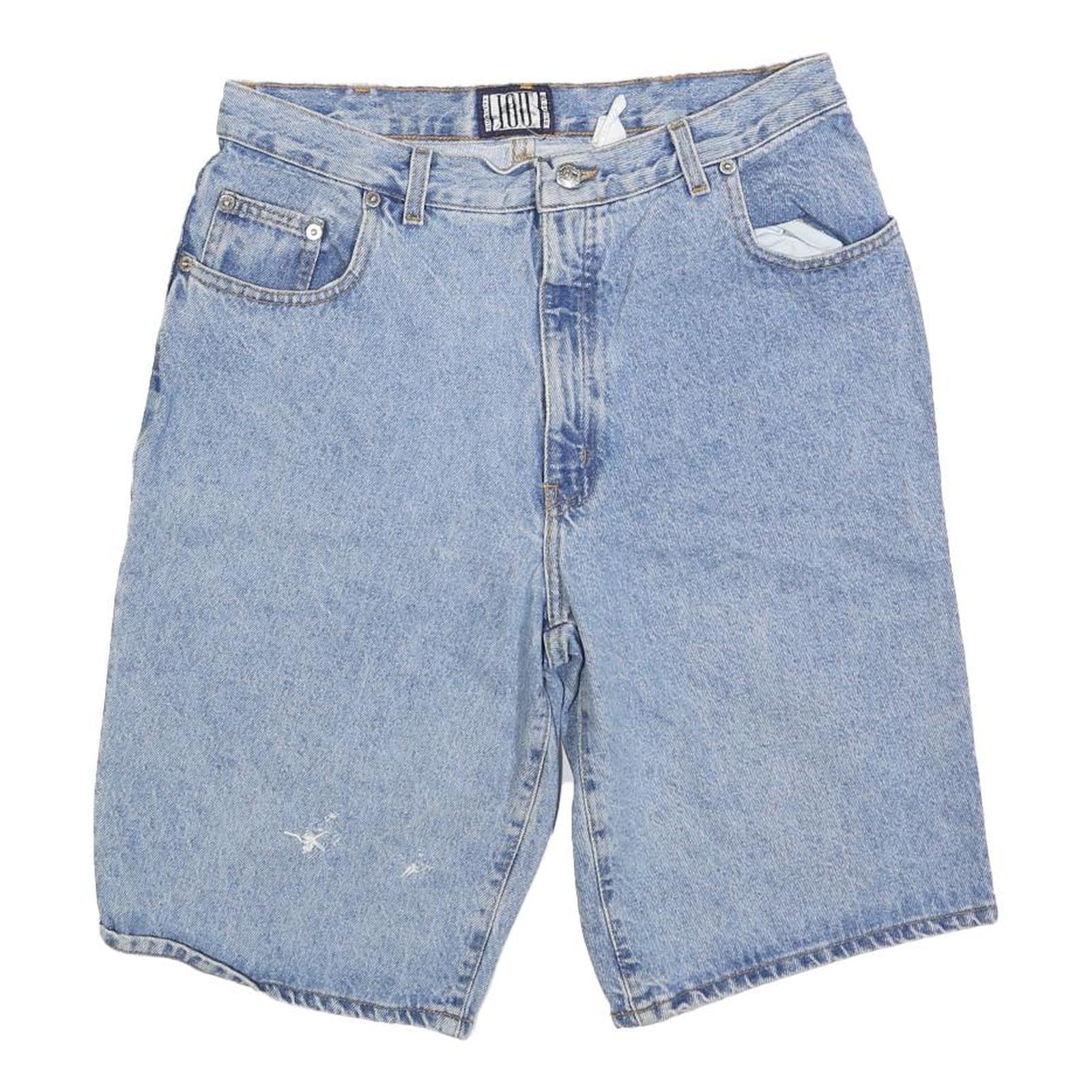 IUO Mens Denim Blue Casual Shorts M W30 Cotton Blend Relaxed Fit Refurbished - N/A refurbished available on Cerqular