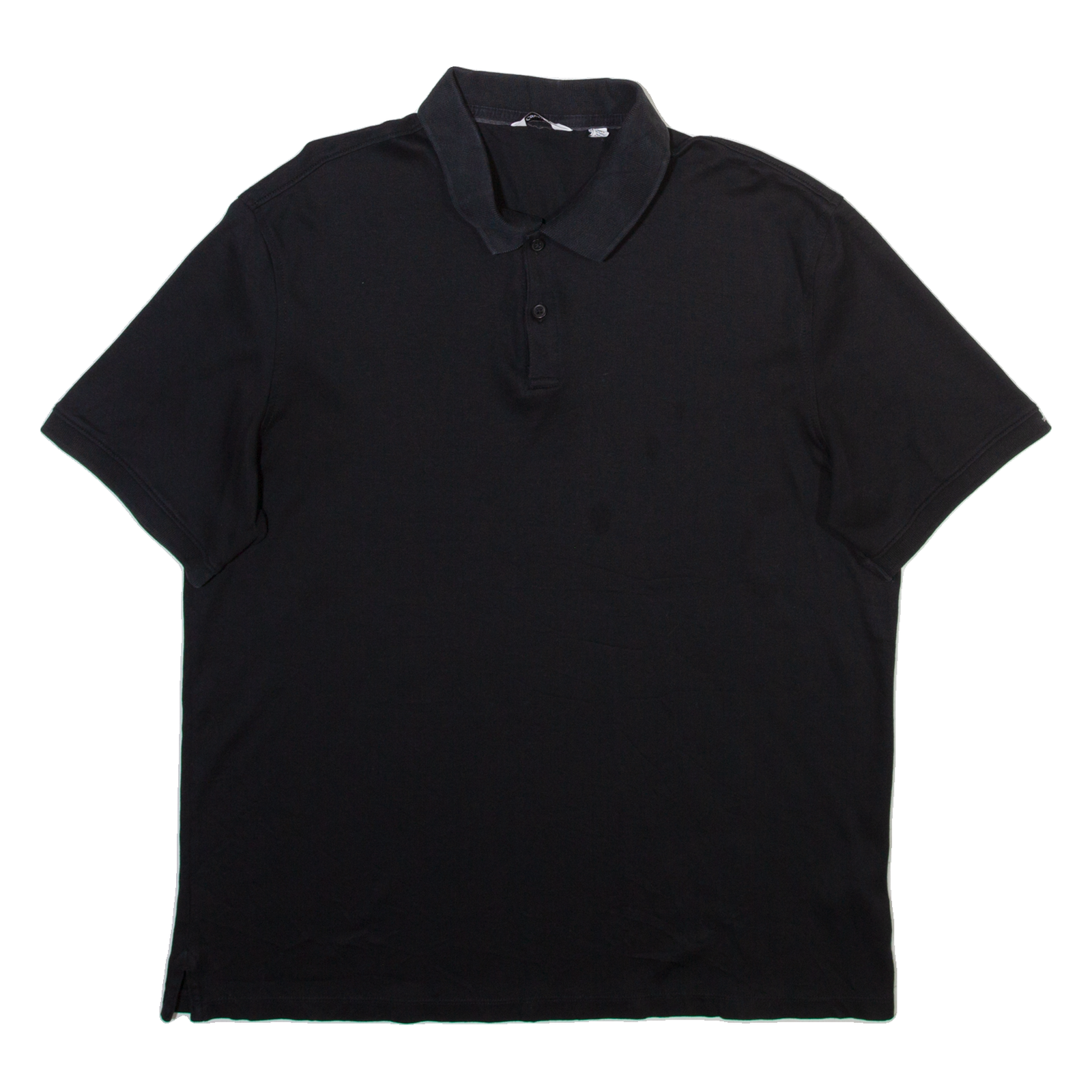 CALVIN KLEIN Mens Polo Shirt Black L Refurbished - N/A refurbished available on Cerqular