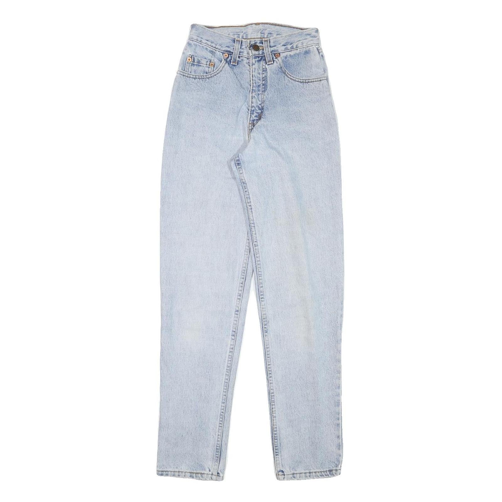 LEVI'S Womens Jeans Blue Relaxed Straight Denim Light W22 L29 Classic Style Refurbished - N/A refurbished available on Cerqular