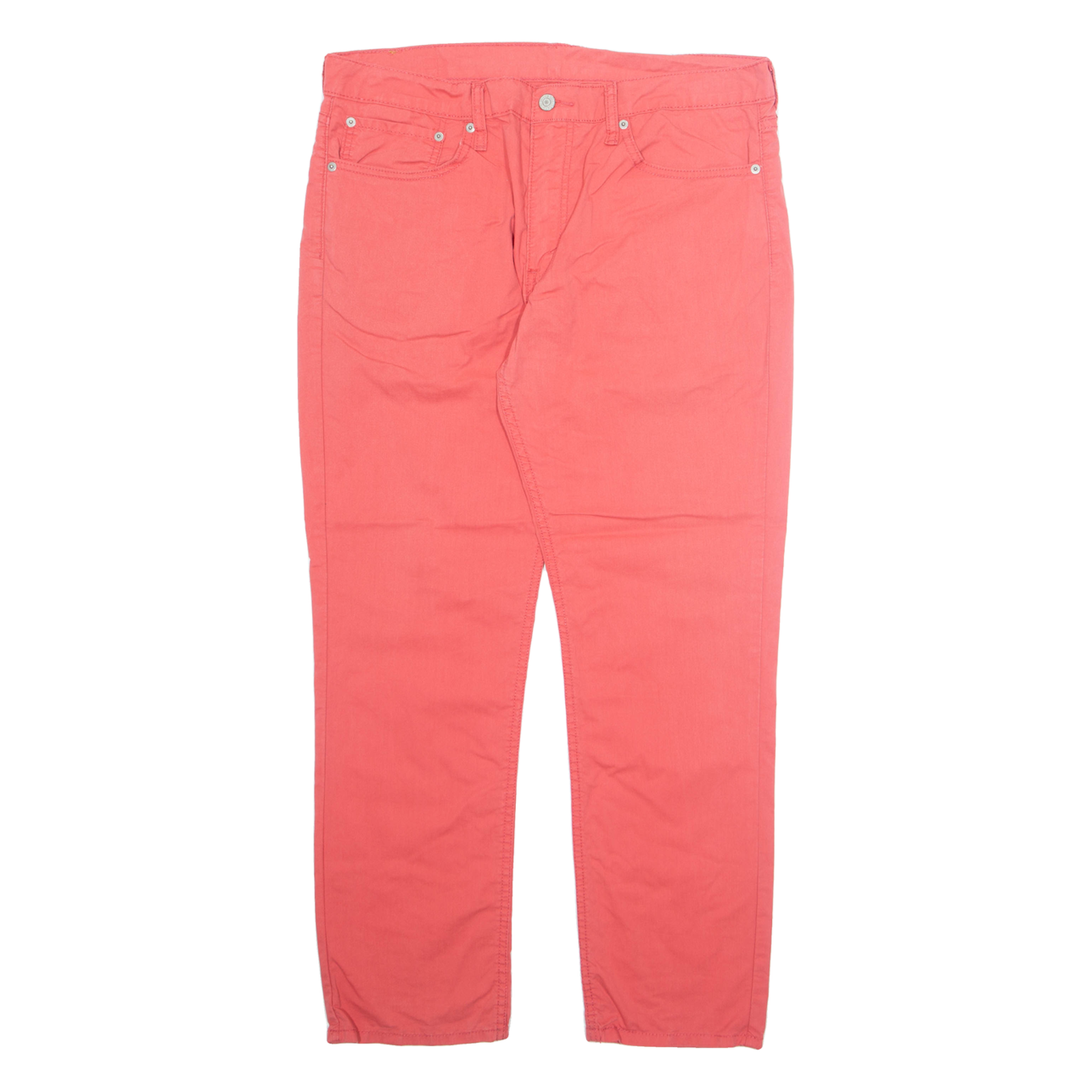 LEVI'S Womens Trousers Pink Regular Straight W36 L30 Refurbished - N/A refurbished available on Cerqular
