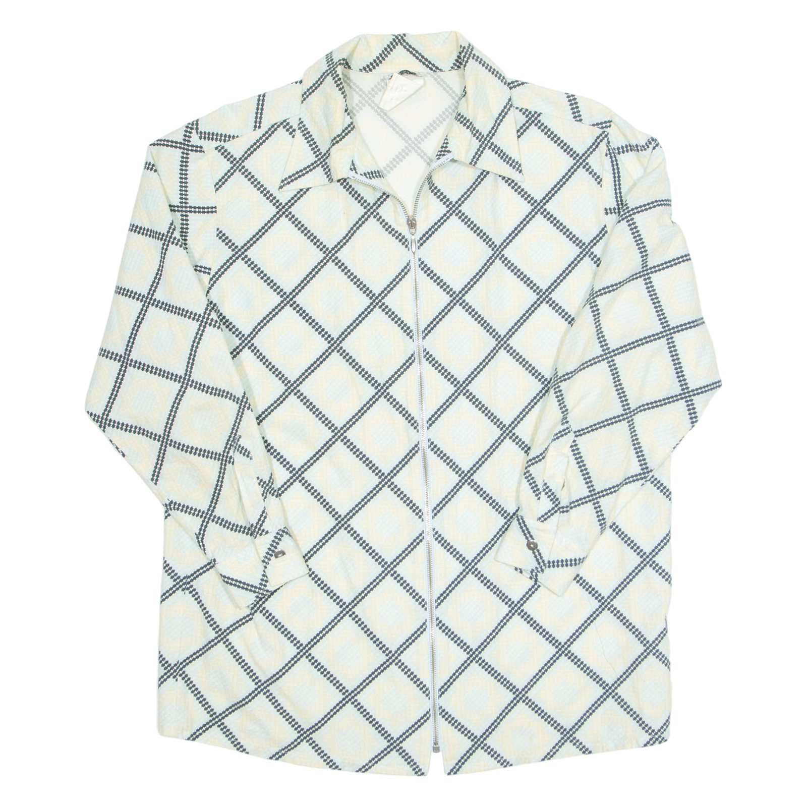 TREND Womens Shirt Cream Diamond Long Sleeve L Refurbished - N/A refurbished available on Cerqular
