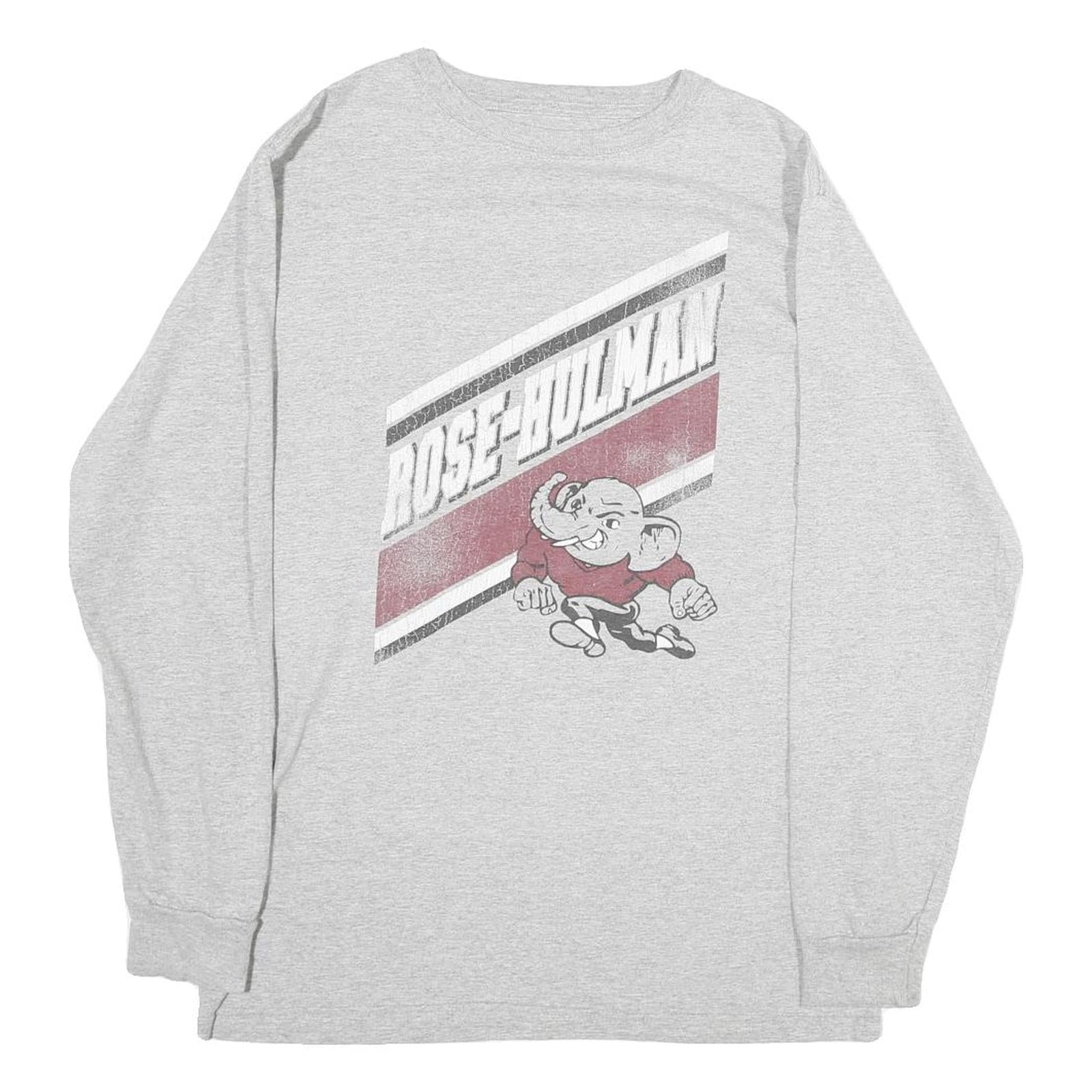 Buy Mens Grey Rose-Bulman Graphic T-Shirt M Long Sleeve Crew Neck Cotton Casual Refurbished - $20.79 Mens Grey Rose-Bulman Graphic T-Shirt M Long Sleeve Crew Neck Cotton Casual Refurbished - N/A refurbished available on Cerqular