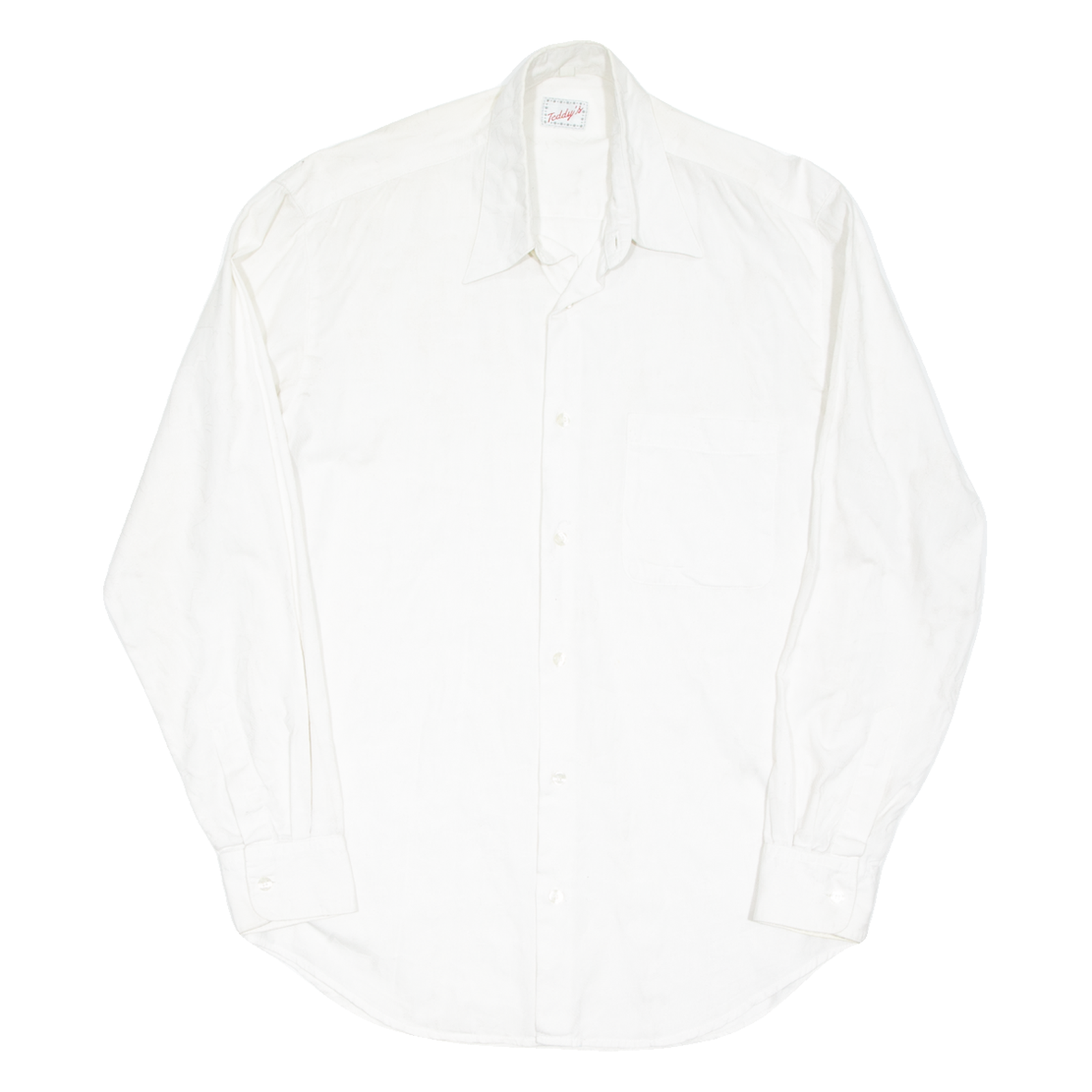 Mens Plain Shirt White Long Sleeve M Refurbished - N/A refurbished available on Cerqular