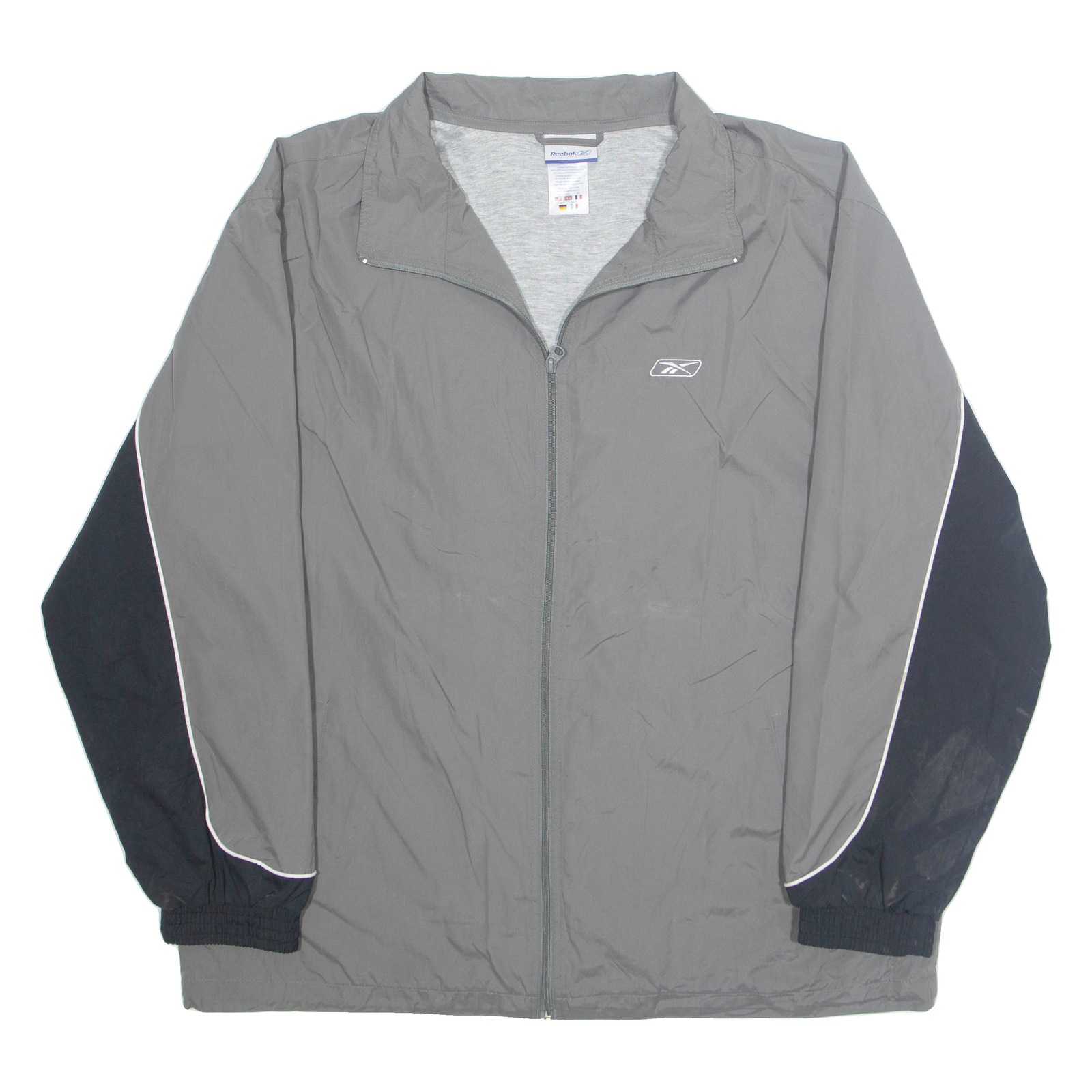 Buy REEBOK Mens Shell Jacket Grey 2XL Refurbished - $31.19 REEBOK Mens Shell Jacket Grey 2XL Refurbished - N/A refurbished available on Cerqular