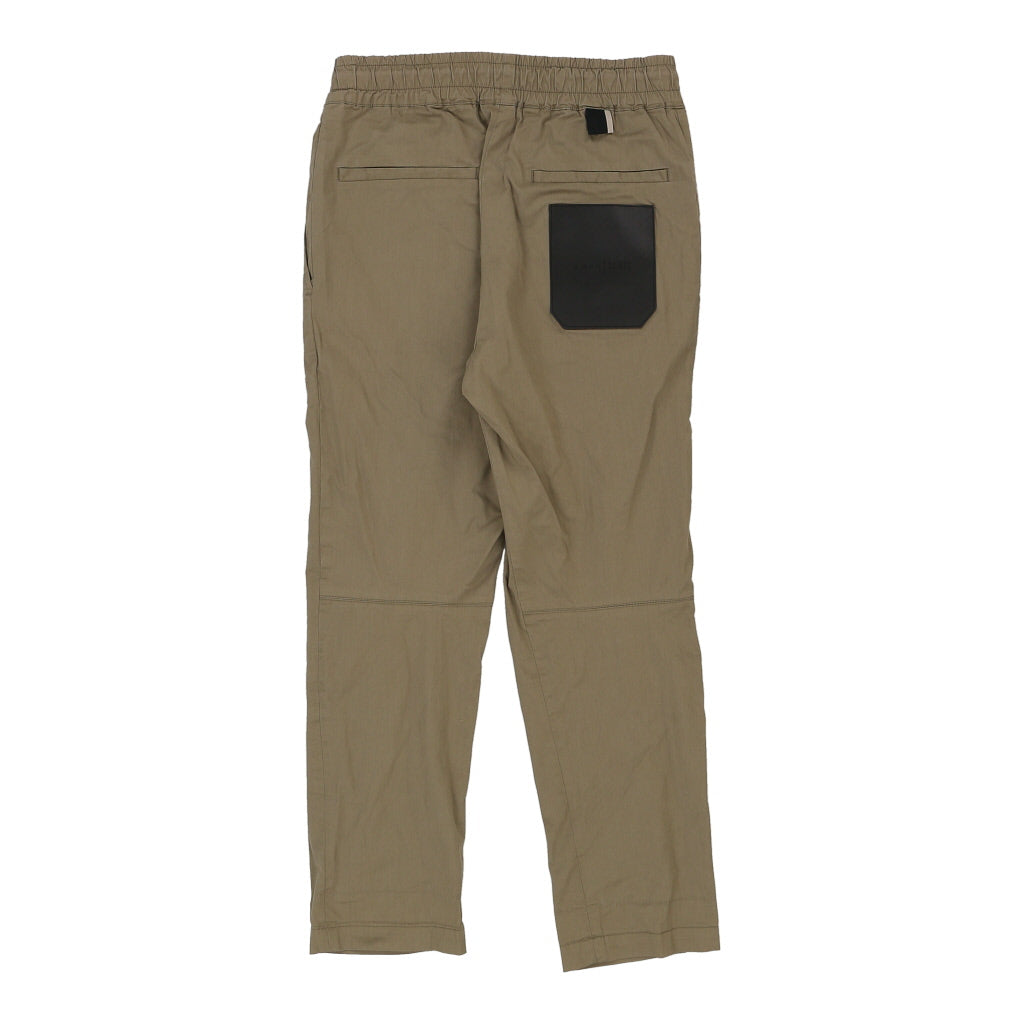 Lowbrand Trousers - Small Beige Cotton Refurbished - Thrifted (note: this is a term often used to describe second- refurbished available on Cerqular