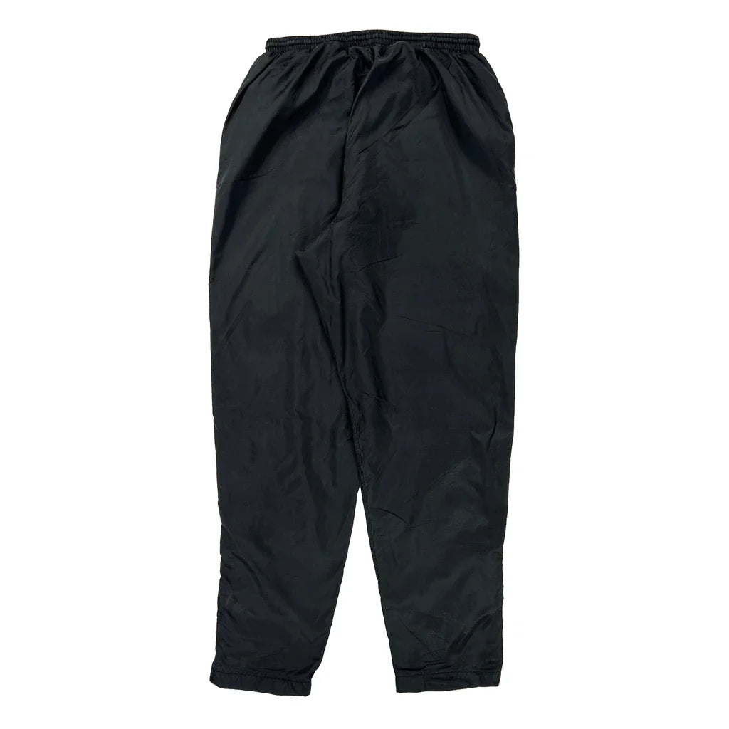 Nike Tracksuit - Large Black Nylon Refurbished - Thrifted (note: this is a term often used to describe second- refurbished available on Cerqular