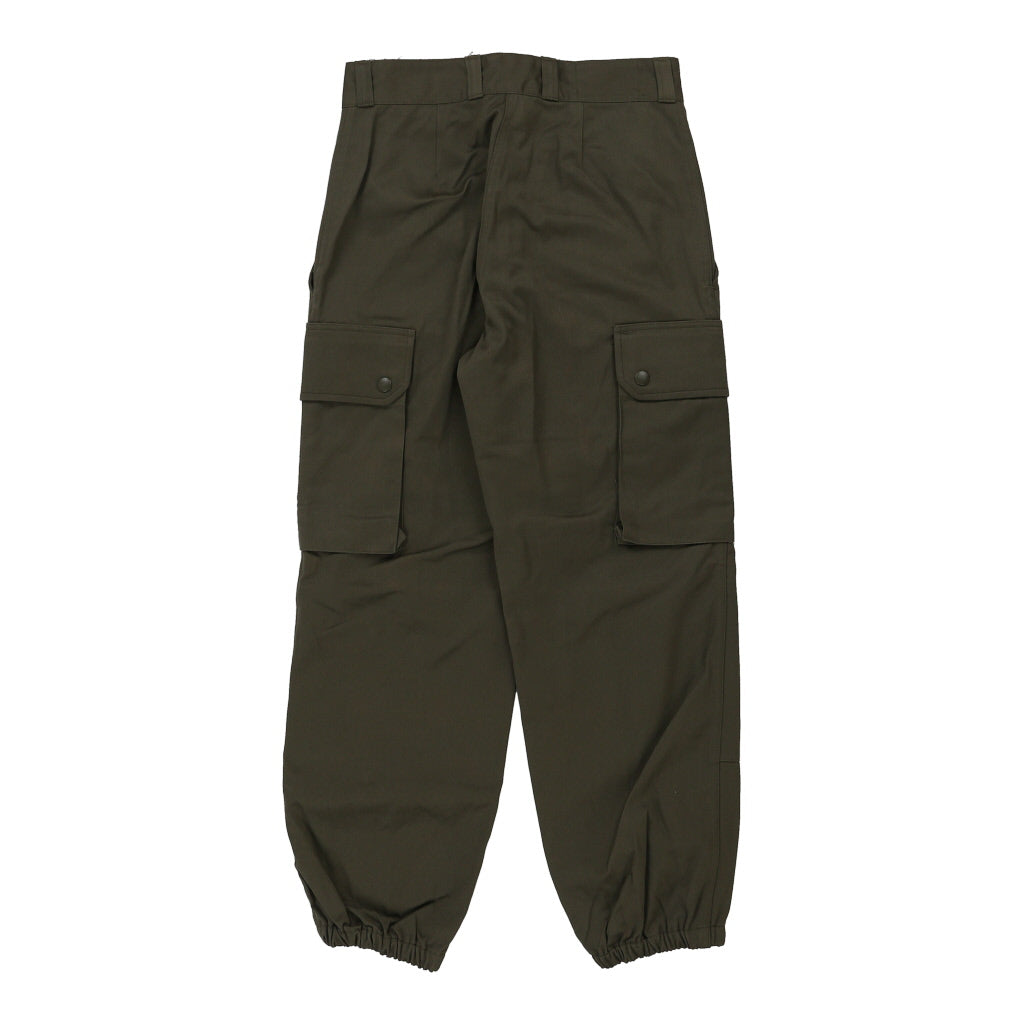 Unbranded Cargo Trousers - Small Khaki Cotton Refurbished - Thrifted (note: this is a term often used to describe second- refurbished available on Cerqular