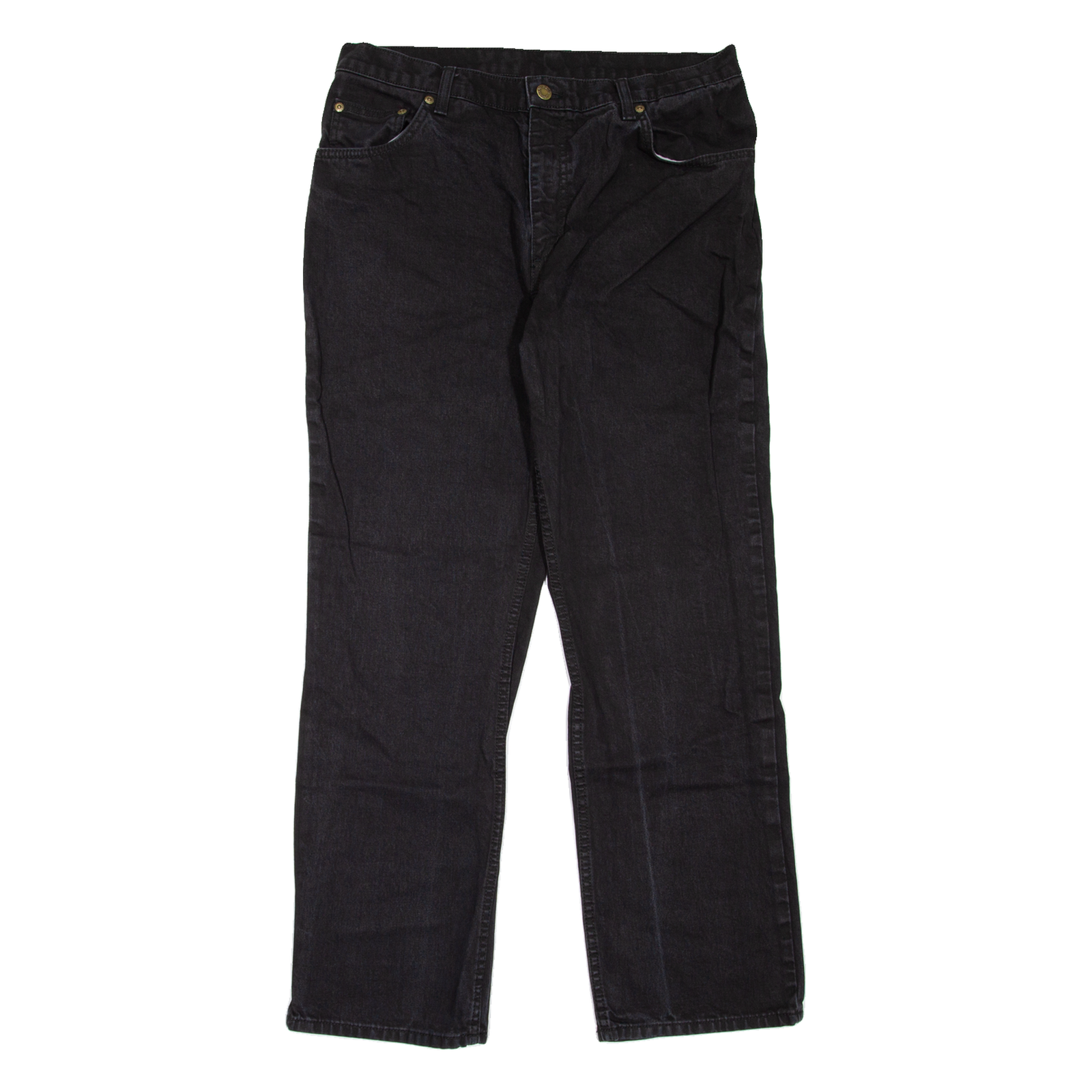 WRANGLER Hero Mens Jeans Black Regular Straight W33 L30 Refurbished - N/A refurbished available on Cerqular