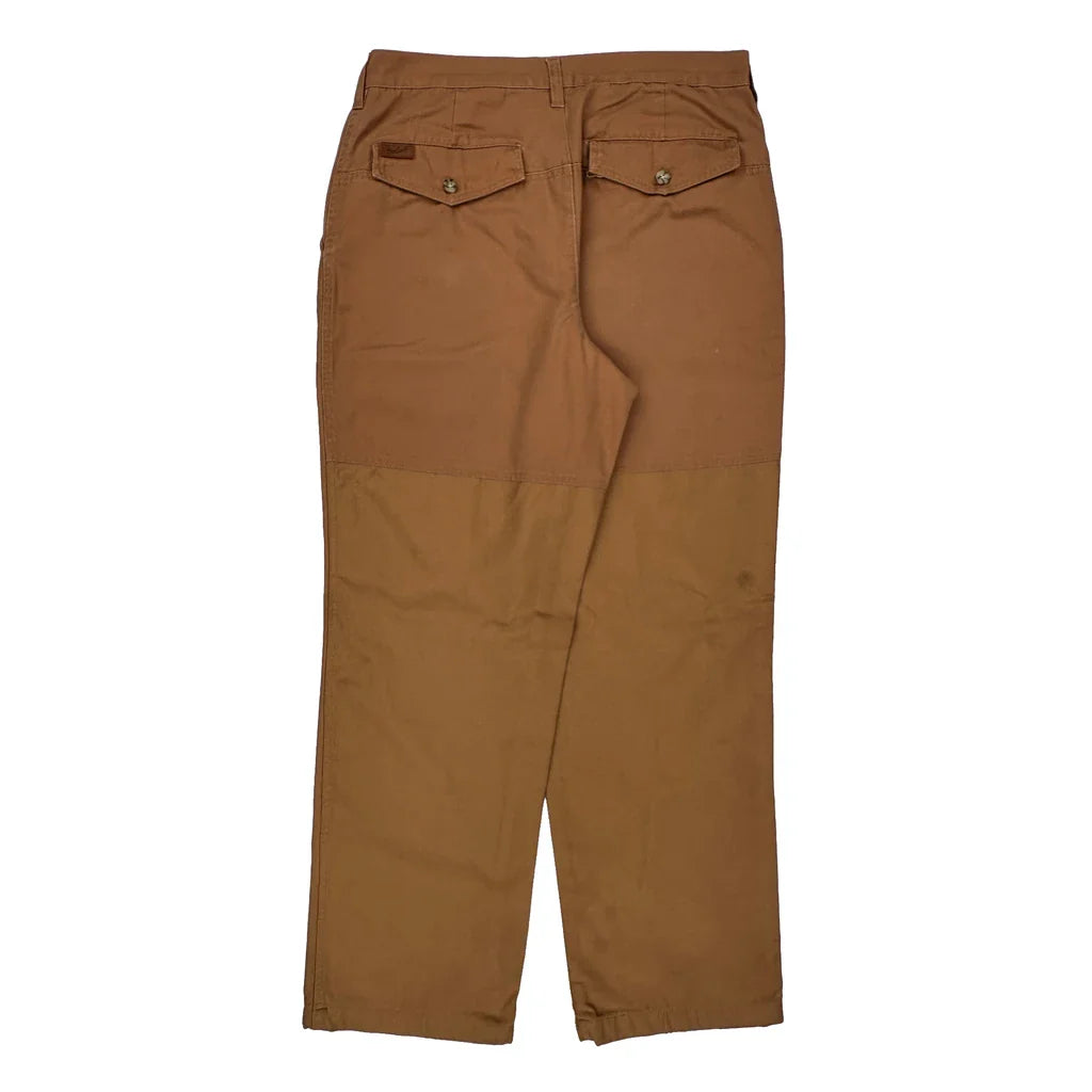 Woolrich Cargo Trousers - 33W 34L Brown Cotton Refurbished - Thrifted (note: this is a term often used to describe second- refurbished available on Cerqular