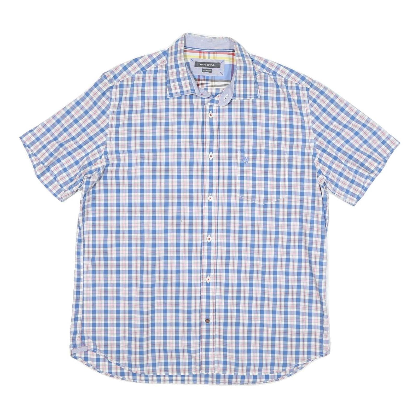Buy MARC O'POLO Mens Blue Check Shirt XL Cotton Blend Casual Button Down Refurbished - $25.99 MARC O'POLO Mens Blue Check Shirt XL Cotton Blend Casual Button Down Refurbished - N/A refurbished available on Cerqular