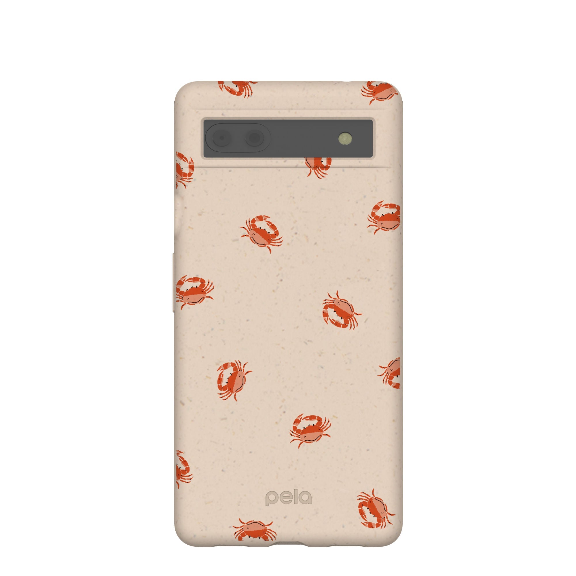 Seashell Lil Crabby Google Pixel 6a Case Refurbished - Pela Case refurbished available on Cerqular