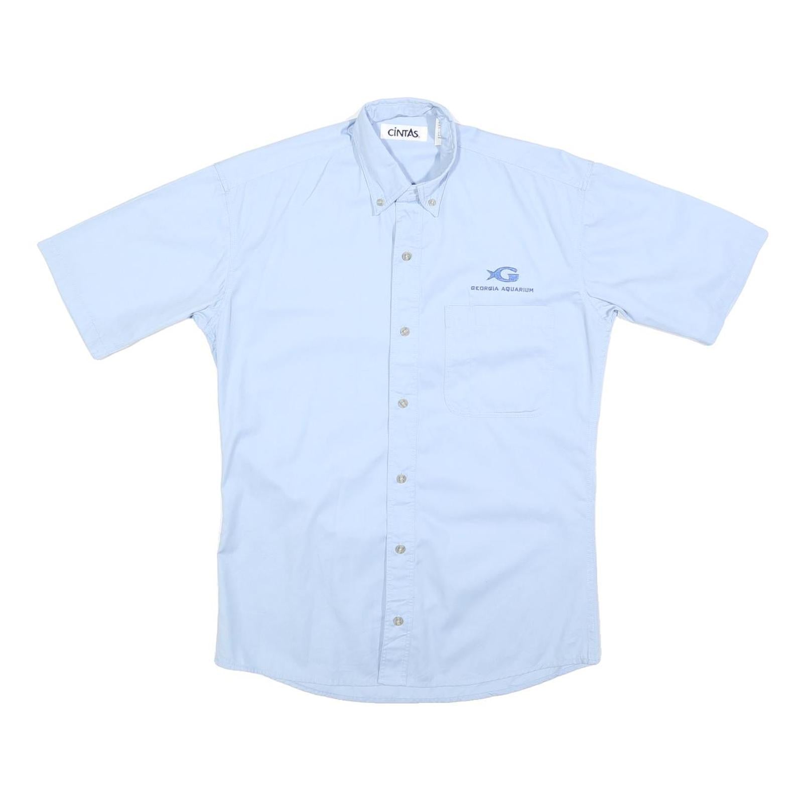 Buy CINTAS Mens Blue Shirt S Cotton Blend Short Sleeve Button Down Work Shirt Refurbished - $19.49 CINTAS Mens Blue Shirt S Cotton Blend Short Sleeve Button Down Work Shirt Refurbished - N/A refurbished available on Cerqular