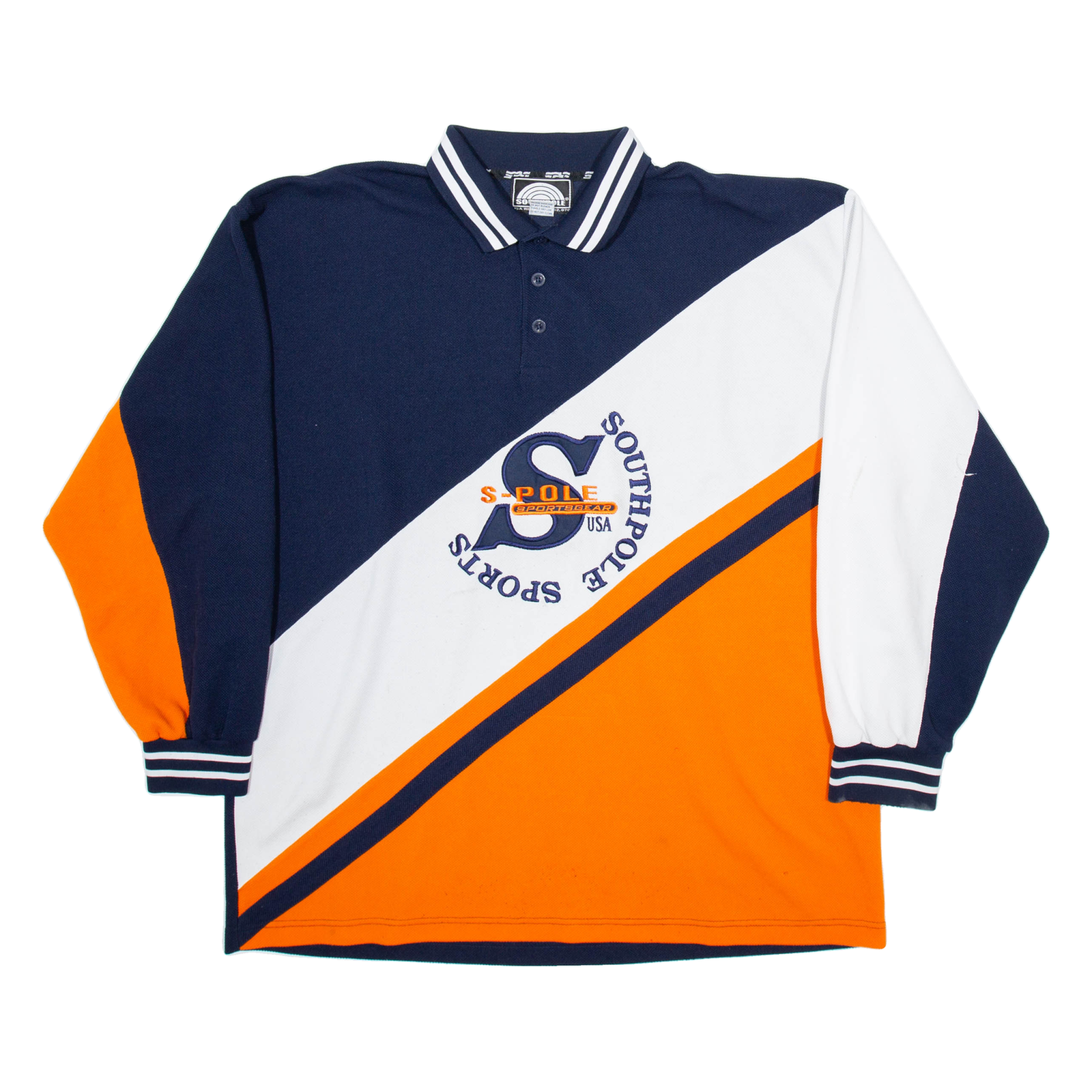 Buy SOUTHPOLE Mens Polo Shirt Orange Striped Long Sleeve 2XL Refurbished - $51.99 SOUTHPOLE Mens Polo Shirt Orange Striped Long Sleeve 2XL Refurbished - N/A refurbished available on Cerqular