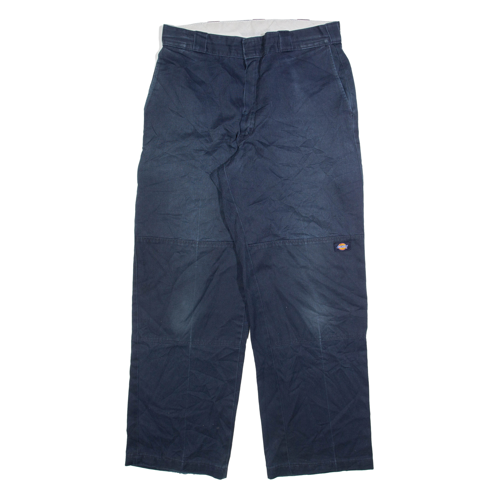 DICKIES Mens Trousers Blue Relaxed Straight W34 L32 Refurbished - N/A refurbished available on Cerqular