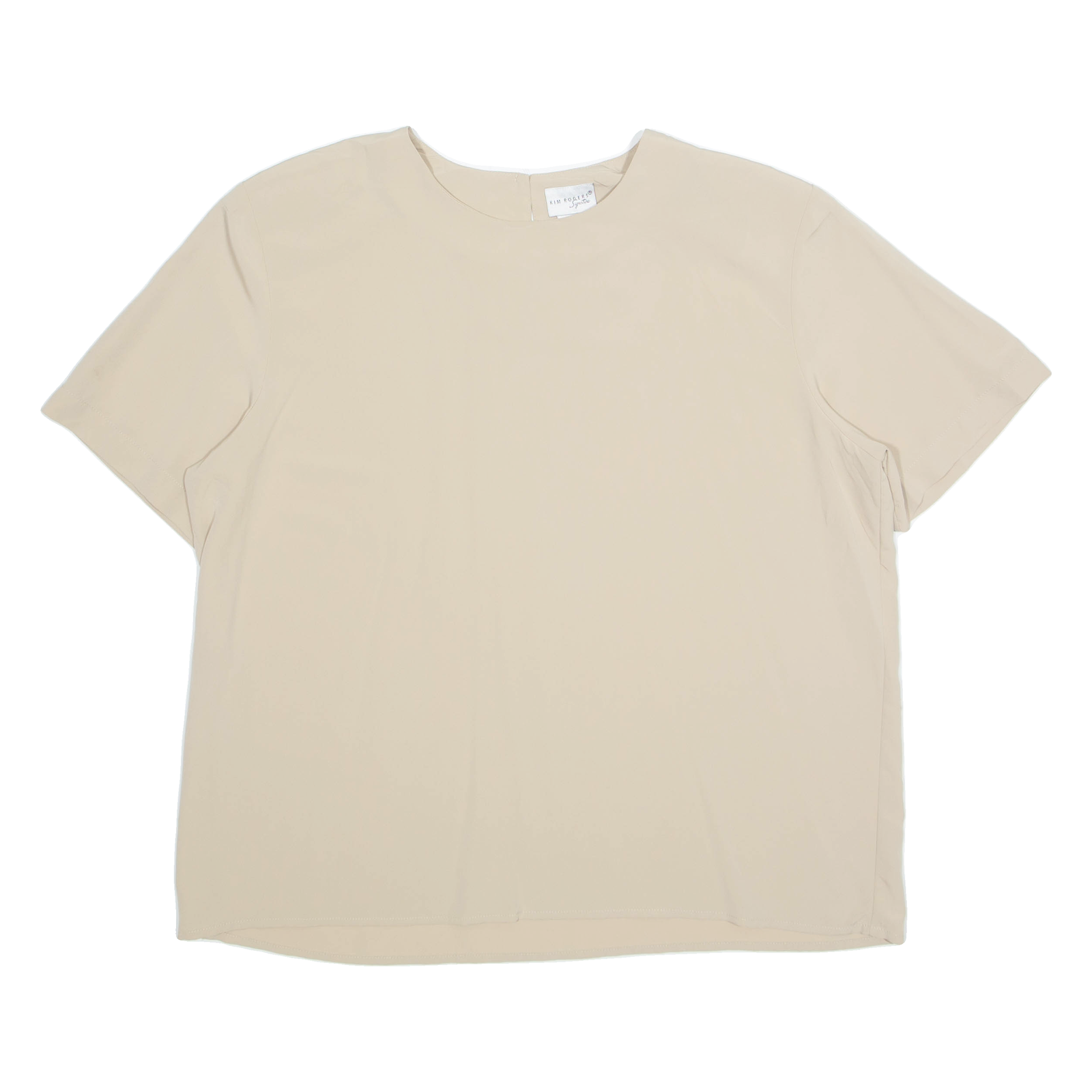 KIM ROGERS Womens Top Beige XL Refurbished - N/A refurbished available on Cerqular