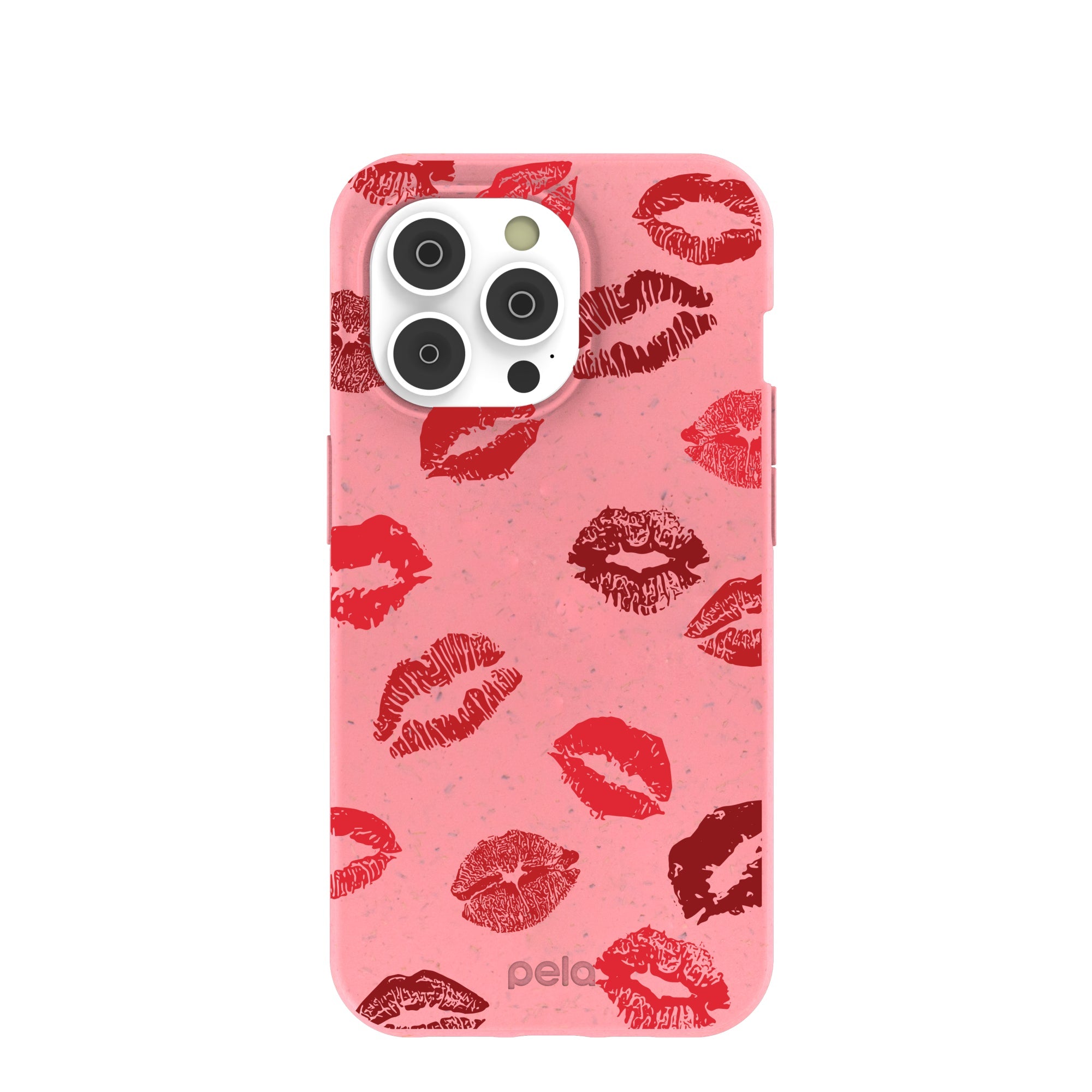Bubblegum Pink XOXO iPhone 14 Pro Case Refurbished - Pela Case refurbished available on Cerqular