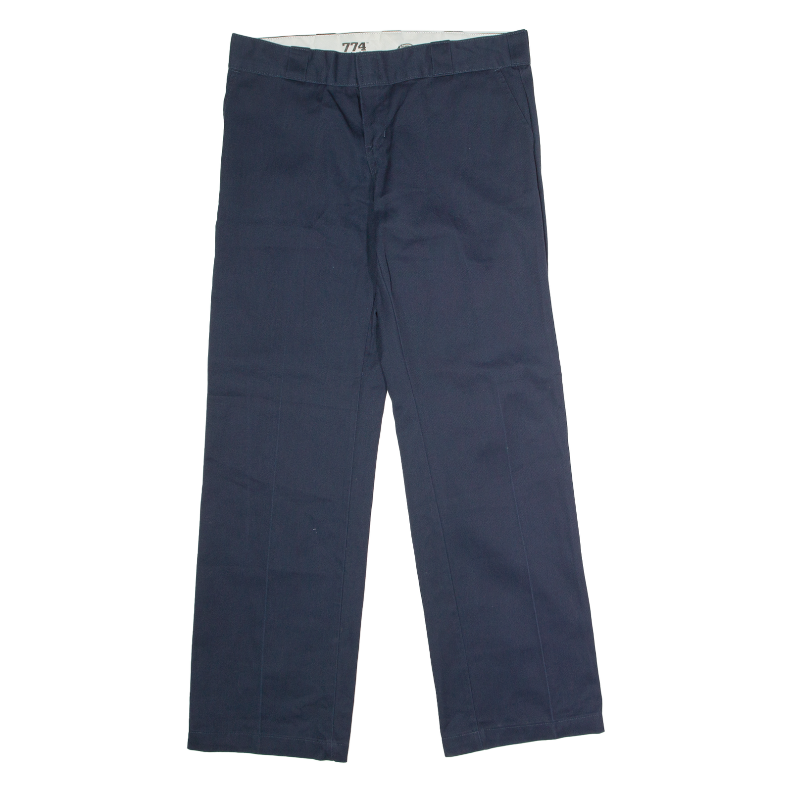 DICKIES 774 Workwear Womens Twill Trousers Blue Classic Straight W34 L32 Refurbished - N/A refurbished available on Cerqular