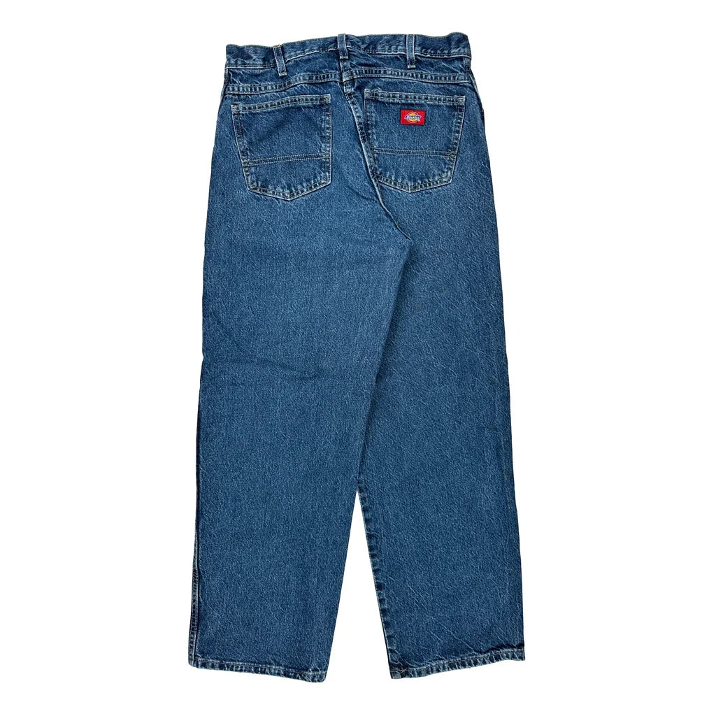Dickies Jeans - 31W 30L Blue Denim Refurbished - Thrifted (note: this is a term often used to describe second- refurbished available on Cerqular