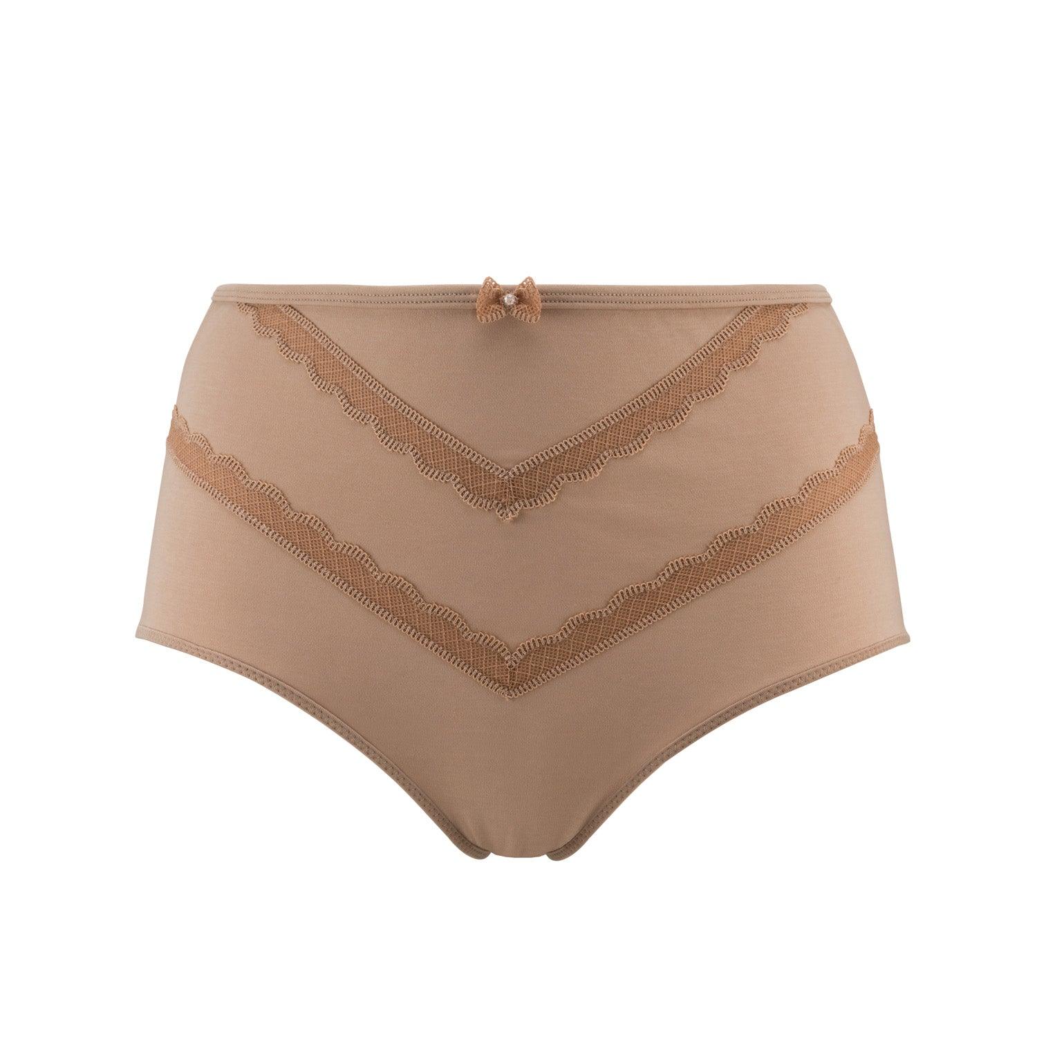 Buy Vanessa- Silk & Organic Cotton Full Brief in Skin Tone Colours | Size: 8 | Color: Warm Golden Refurbished - $35.00 Vanessa- Silk & Organic Cotton Full Brief in Skin Tone Colours | Size: 8 | Color: Warm Golden Refurbished - Julie May Lingerie refurbished available on Cerqular