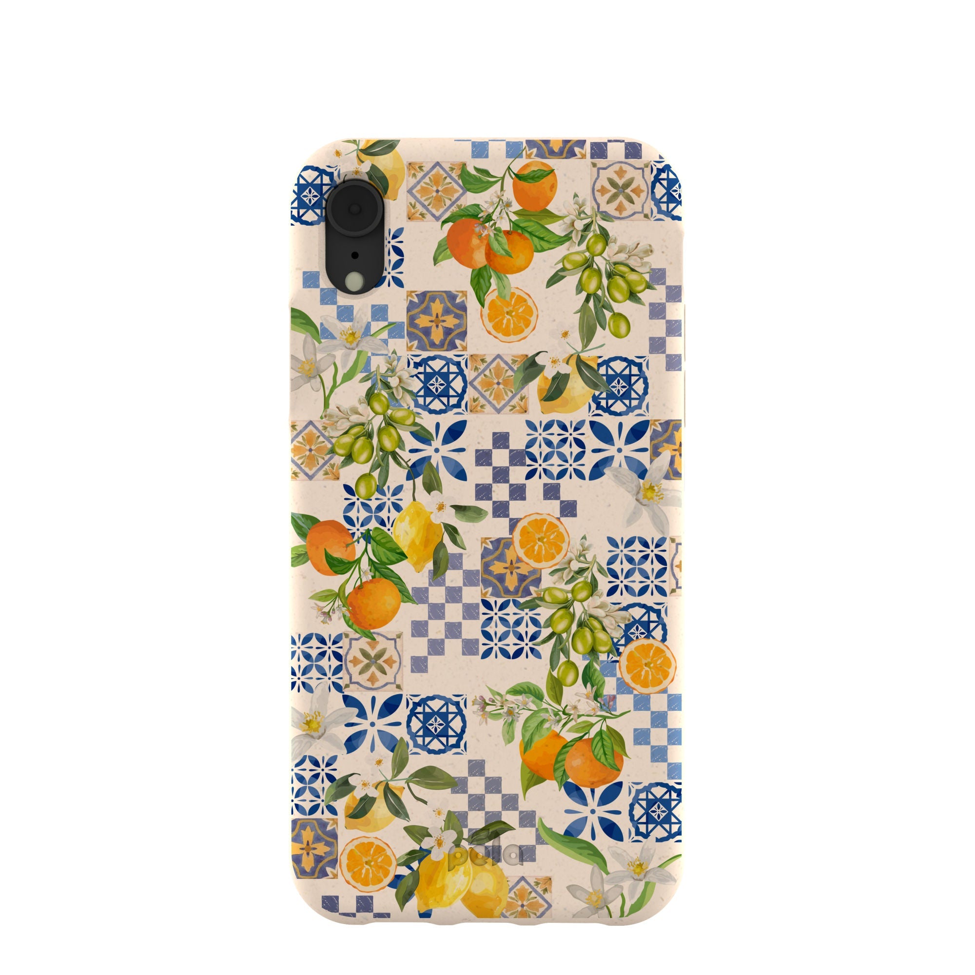 Seashell Amalfi Fruits iPhone XR Case Refurbished - Pela Case refurbished available on Cerqular