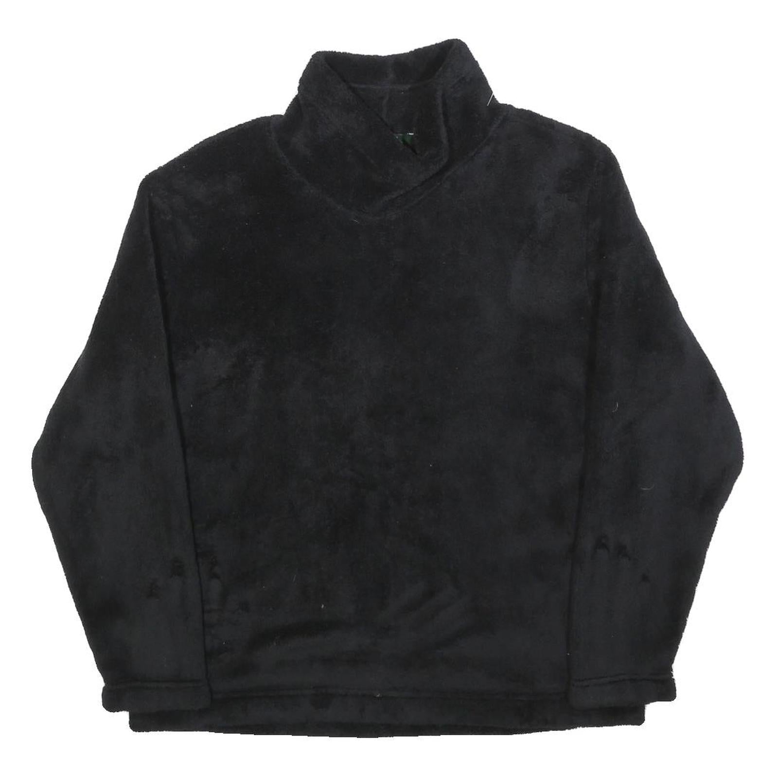 WOOLRICH Womens Black Plain Pullover Jumper Crew Neck M Soft Warm Refurbished - N/A refurbished available on Cerqular