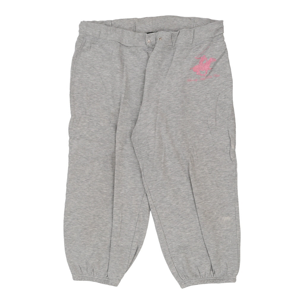 Beverly Hills Polo Club Joggers - XL Grey Cotton Blend Refurbished - Thrifted (note: this is a term often used to describe second- refurbished available on Cerqular