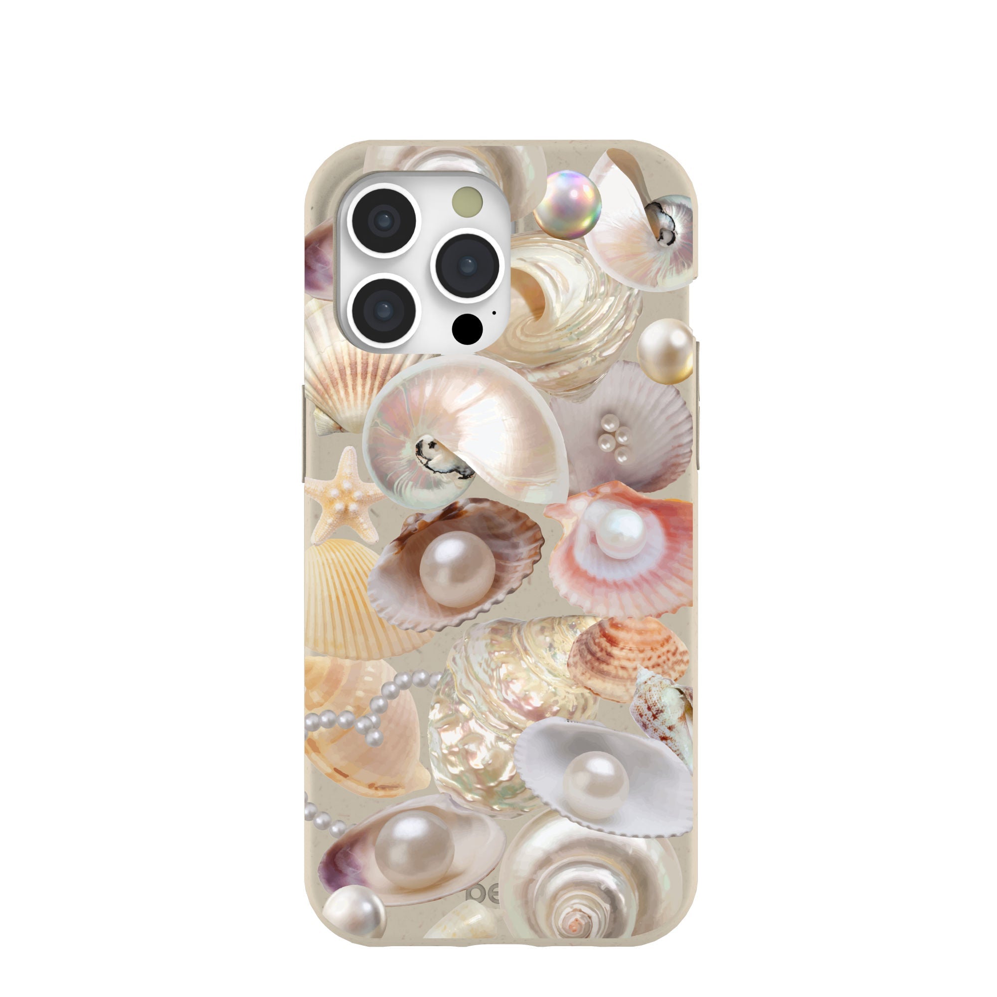 London Fog Sea Gems iPhone 15 Pro Max Case Refurbished - Pela Case refurbished available on Cerqular