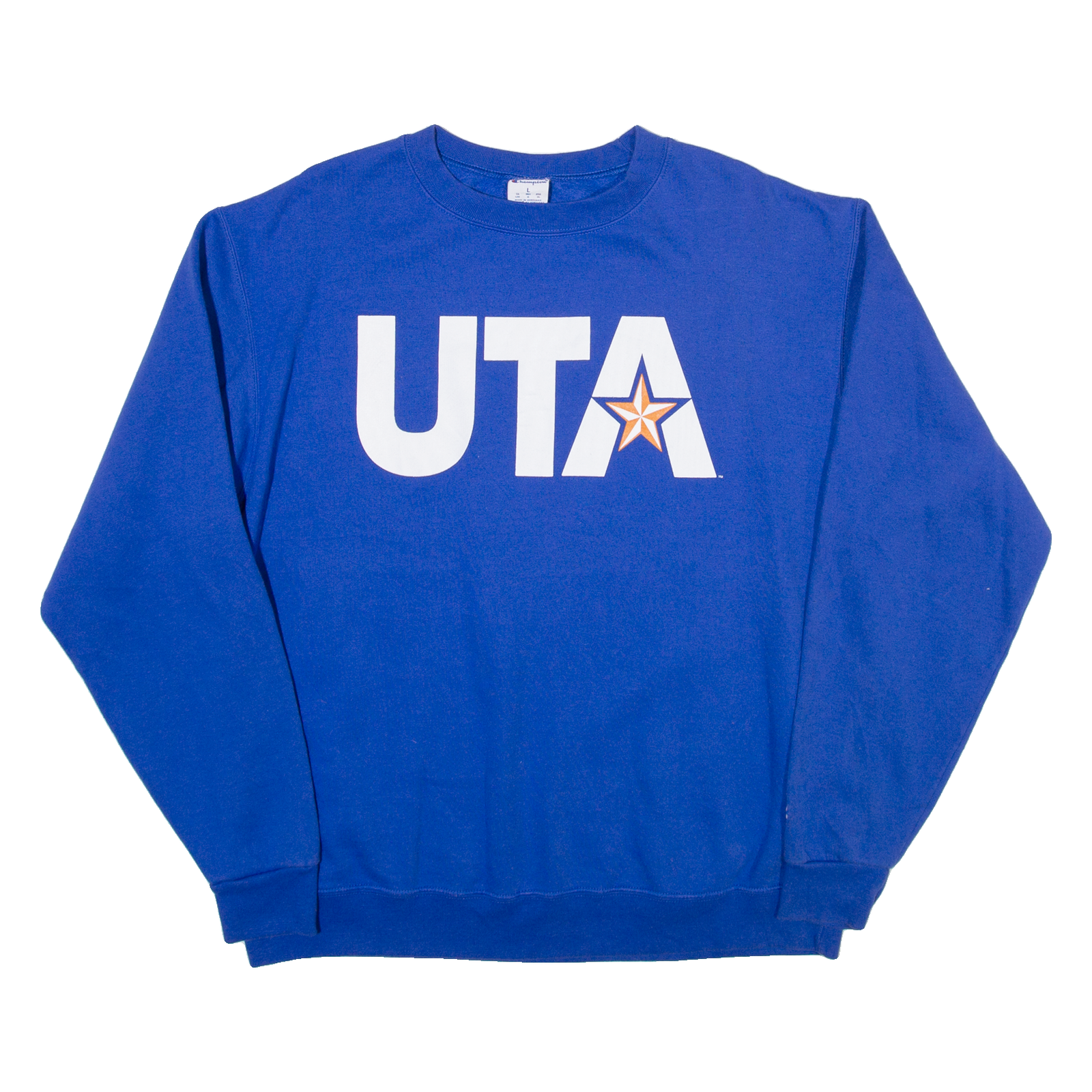 CHAMPION Mens Sweatshirt Blue L Refurbished - N/A refurbished available on Cerqular
