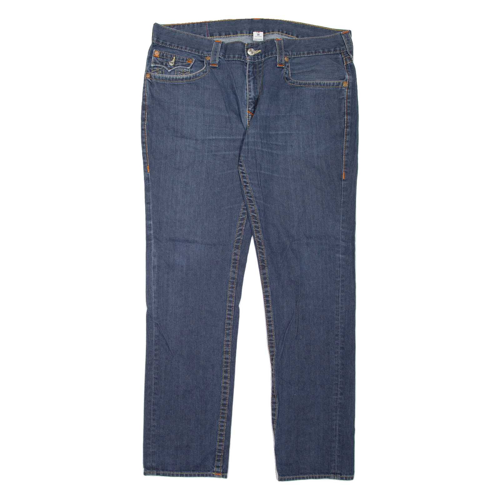 TRUE RELIGION Mens Jeans Blue Slim Skinny W38 L33 Refurbished - N/A refurbished available on Cerqular