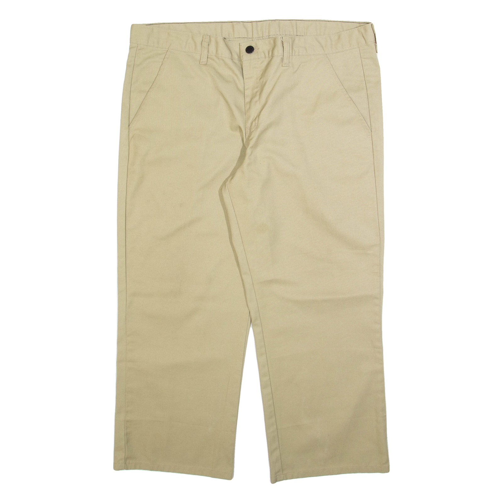 DICKIES Mens Trousers Beige Relaxed Straight W36 L25 Refurbished - N/A refurbished available on Cerqular