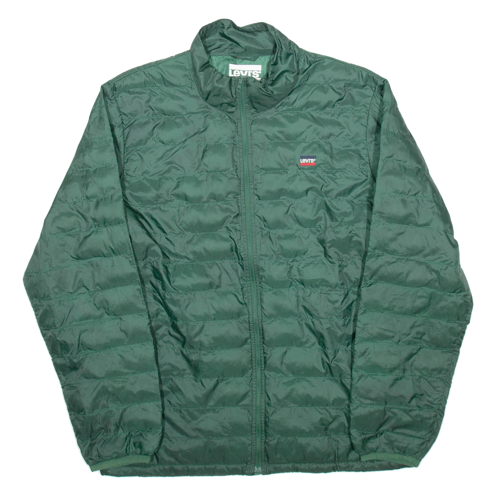 LEVI'S Mens Puffer Coat Green M Refurbished - N/A refurbished available on Cerqular