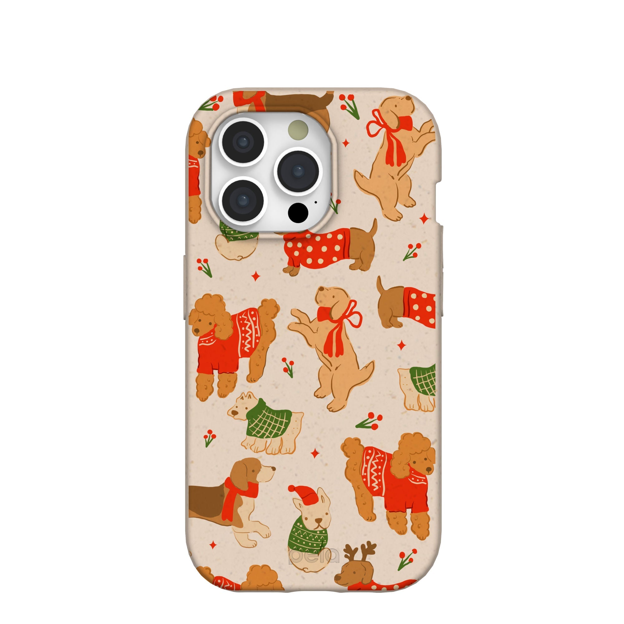 Seashell Jolly Doggos iPhone 15 Pro Case Refurbished - Pela Case refurbished available on Cerqular