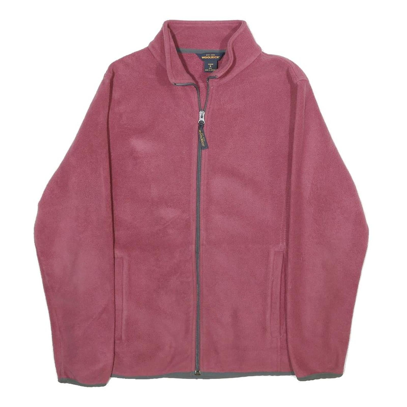 WOOLRICH Womens Pink Zip Jacket S Polyester Fleece Casual Lightweight Refurbished - N/A refurbished available on Cerqular