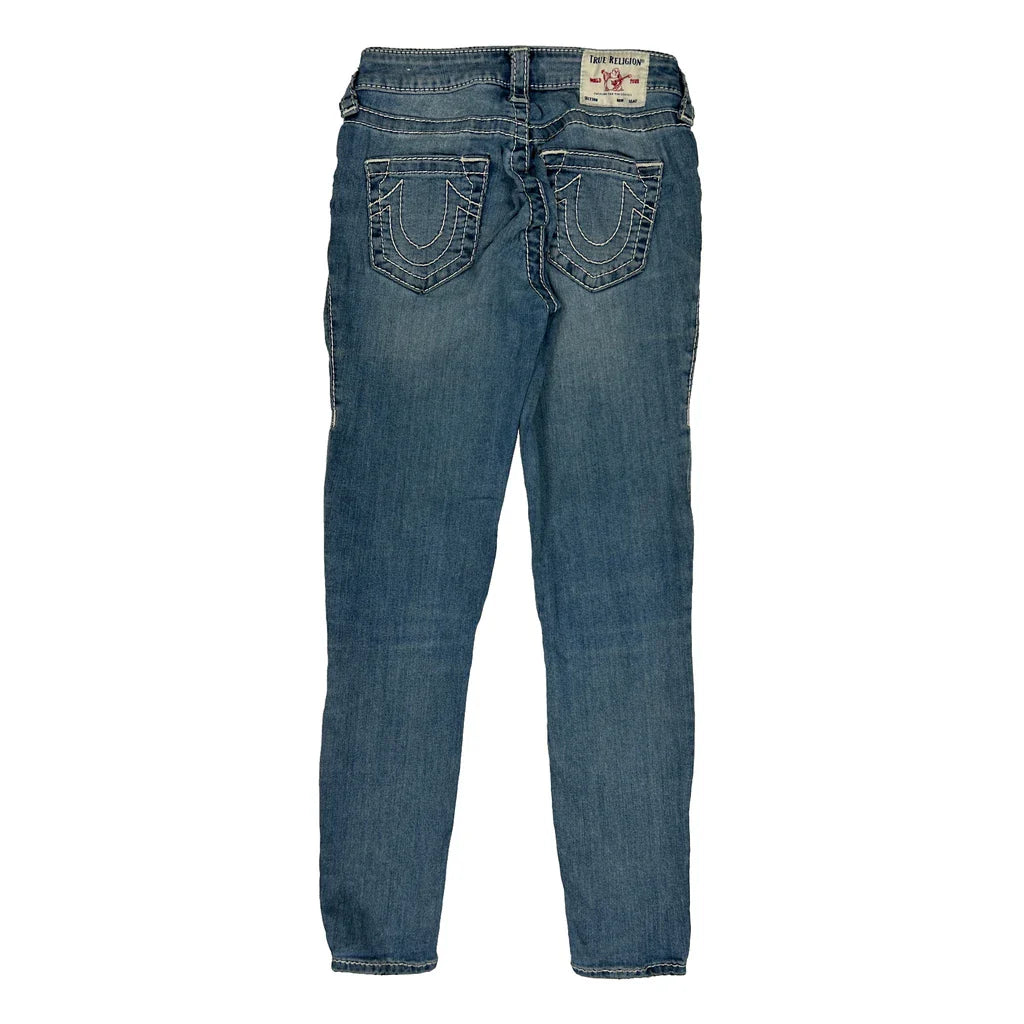 True Religion Skinny Jeans - 26W UK 4 Blue Denim Refurbished - Thrifted (note: this is a term often used to describe second- refurbished available on Cerqular