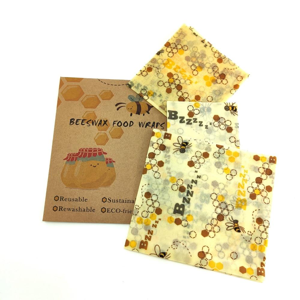 Zero Waste Bee's Wax Wrap | Color: Avacado | Specification: Variety 3 Pack Refurbished - N/A refurbished available on Cerqular