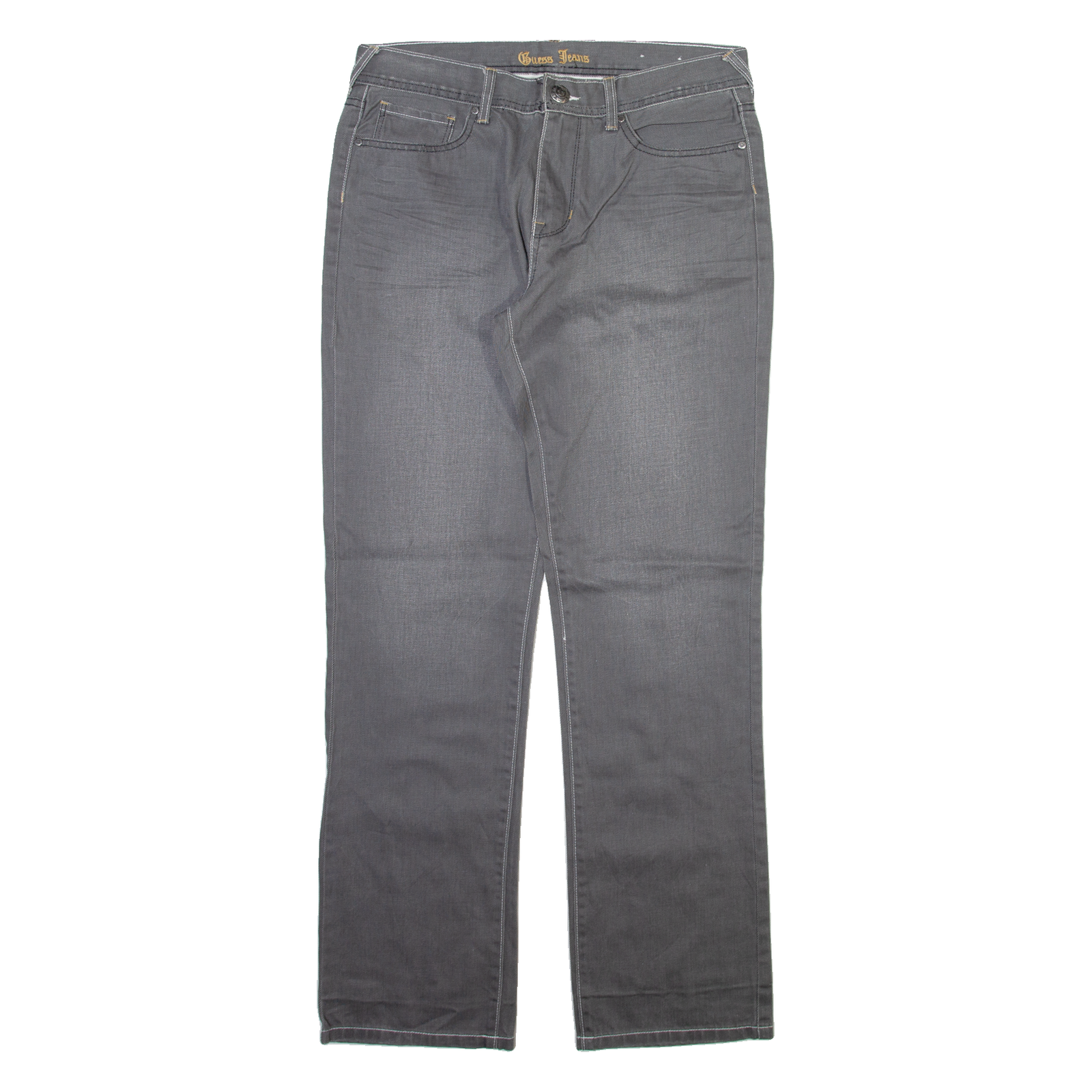 Buy GUESS JEANS Mens Jeans Grey Regular Straight Stone Wash W33 L33 Refurbished - $28.59 GUESS JEANS Mens Jeans Grey Regular Straight Stone Wash W33 L33 Refurbished - N/A refurbished available on Cerqular