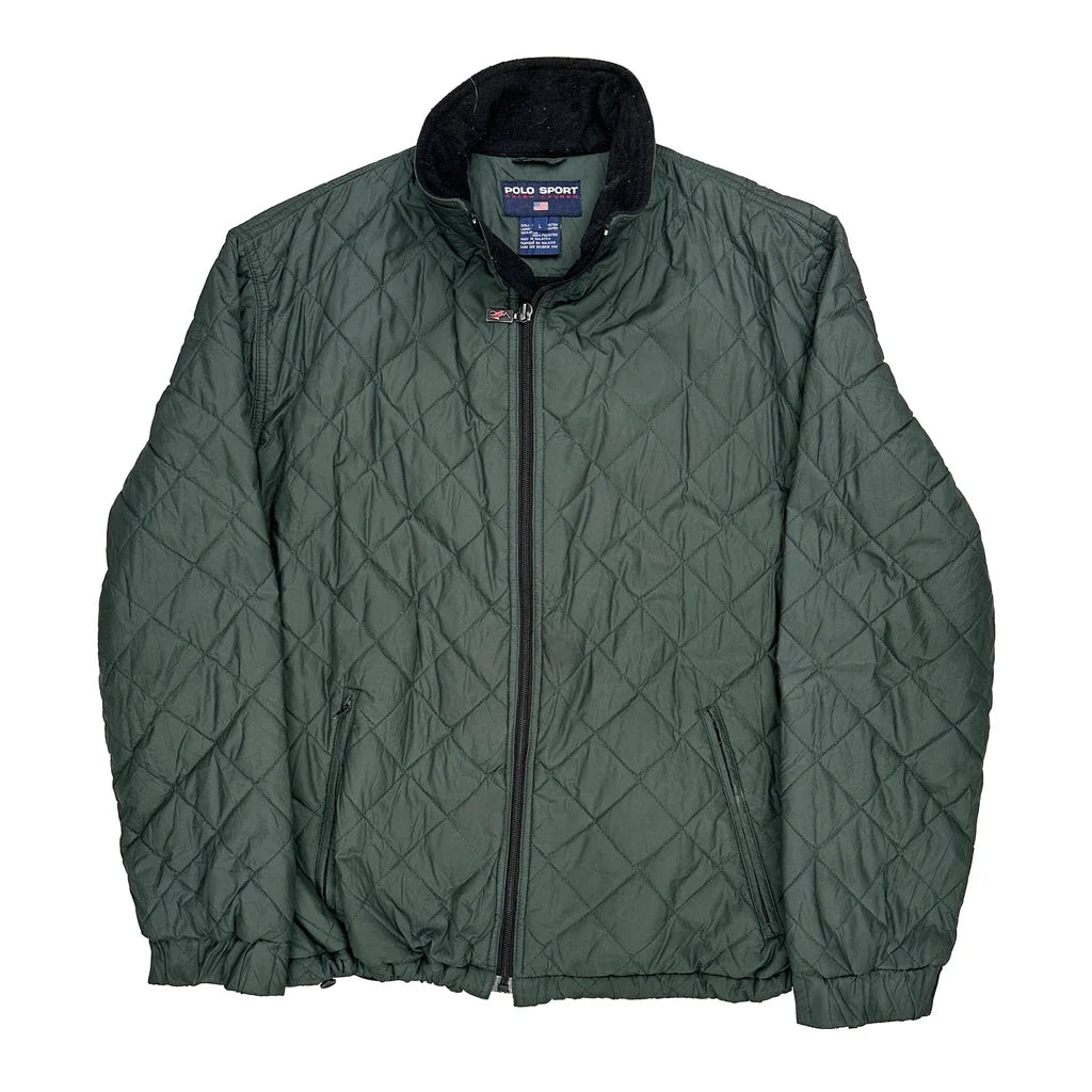 Buy Polo Sport Jacket - Large Green Polyester Refurbished - $103.17 Polo Sport Jacket - Large Green Polyester Refurbished - Thrifted (note: this is a term often used to describe second- refurbished available on Cerqular