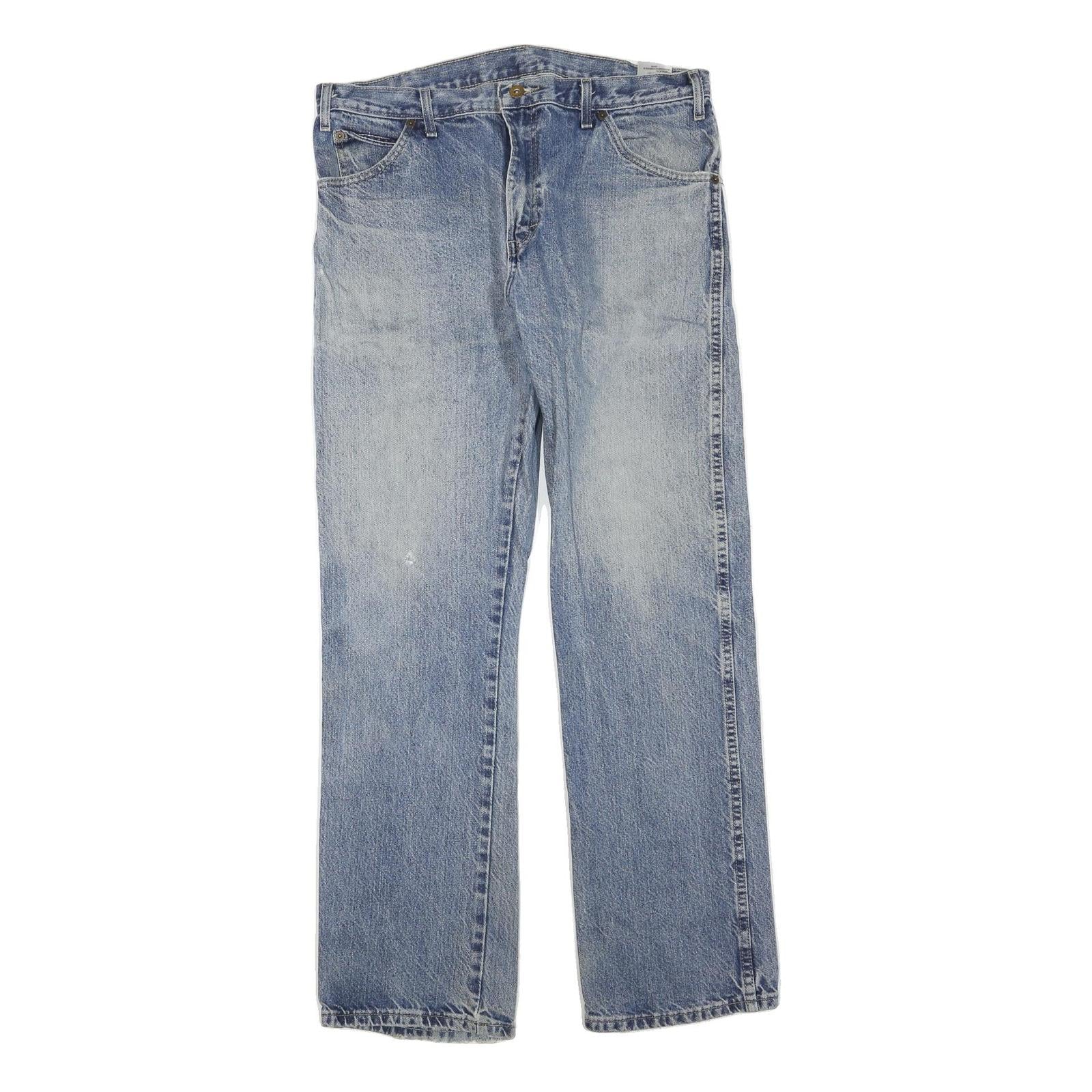DICKIES Womens Jeans Blue Regular Straight Denim Medium W34 L32 Casual Classic Refurbished - N/A refurbished available on Cerqular
