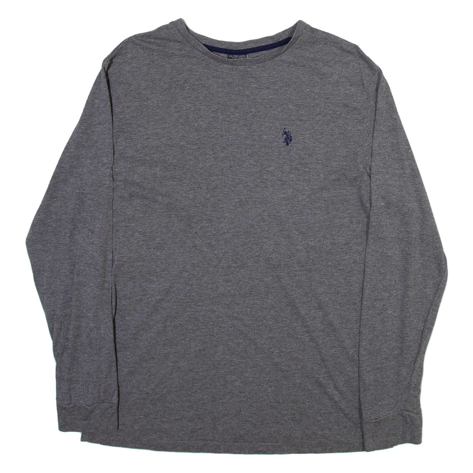 U.S. POLO ASSN Mens T-Shirt Grey Long Sleeve S Refurbished - N/A refurbished available on Cerqular