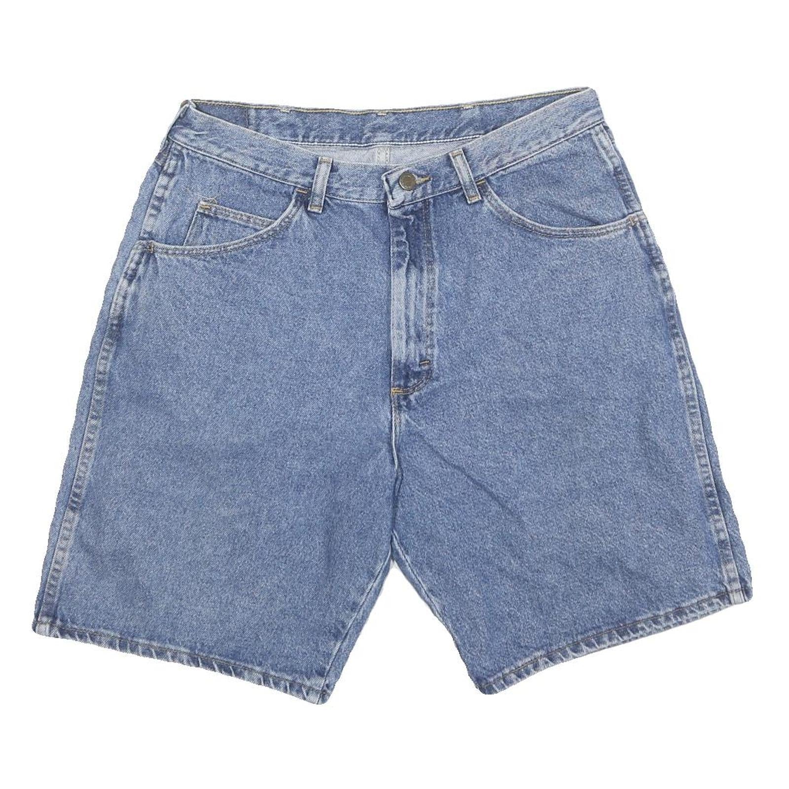 WRANGLER Mens Denim Blue Casual Shorts M W32 Classic Cotton Blend Refurbished - N/A refurbished available on Cerqular