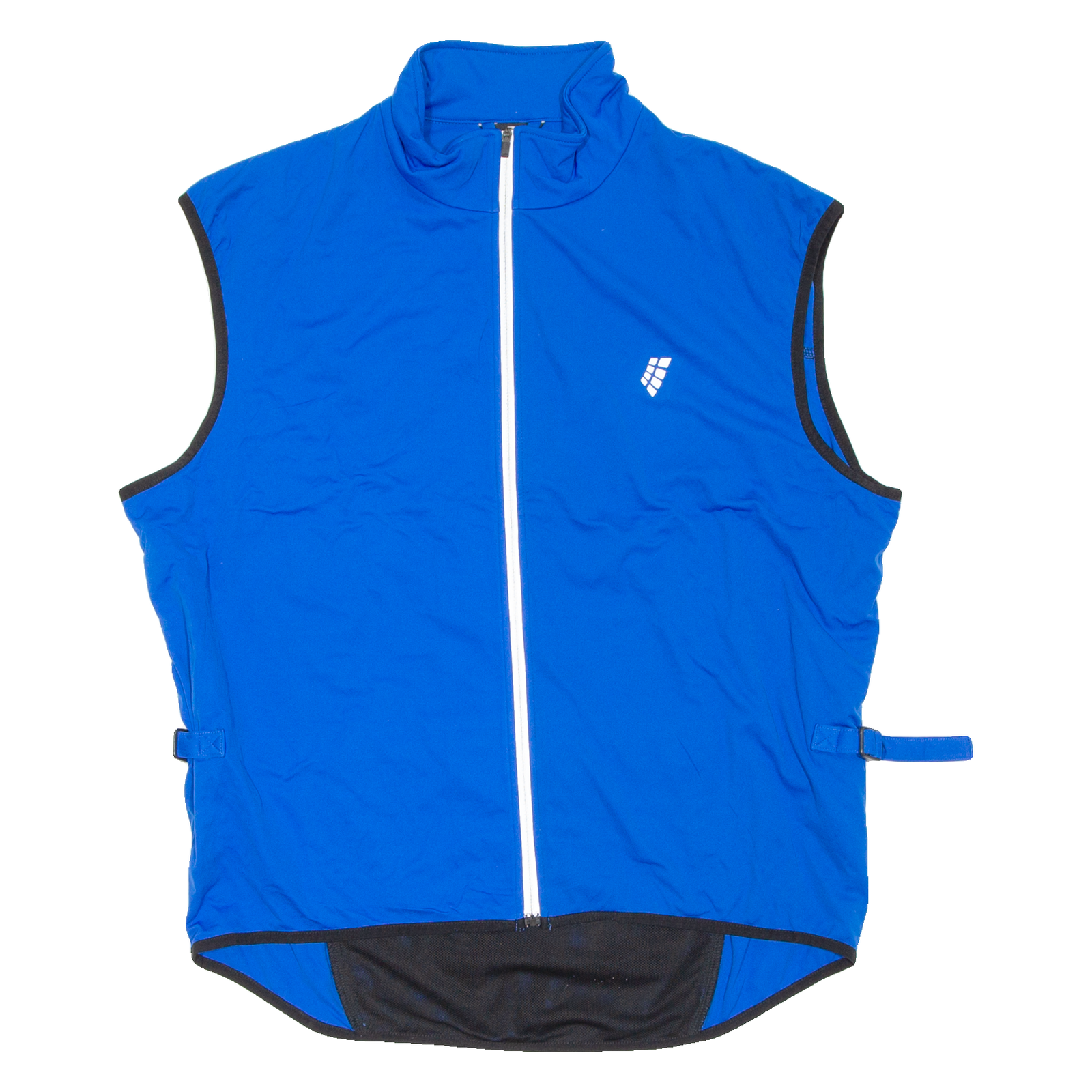 CRANE Cycling Mens Jersey Blue Sleeveless Full Zip L Refurbished - N/A refurbished available on Cerqular
