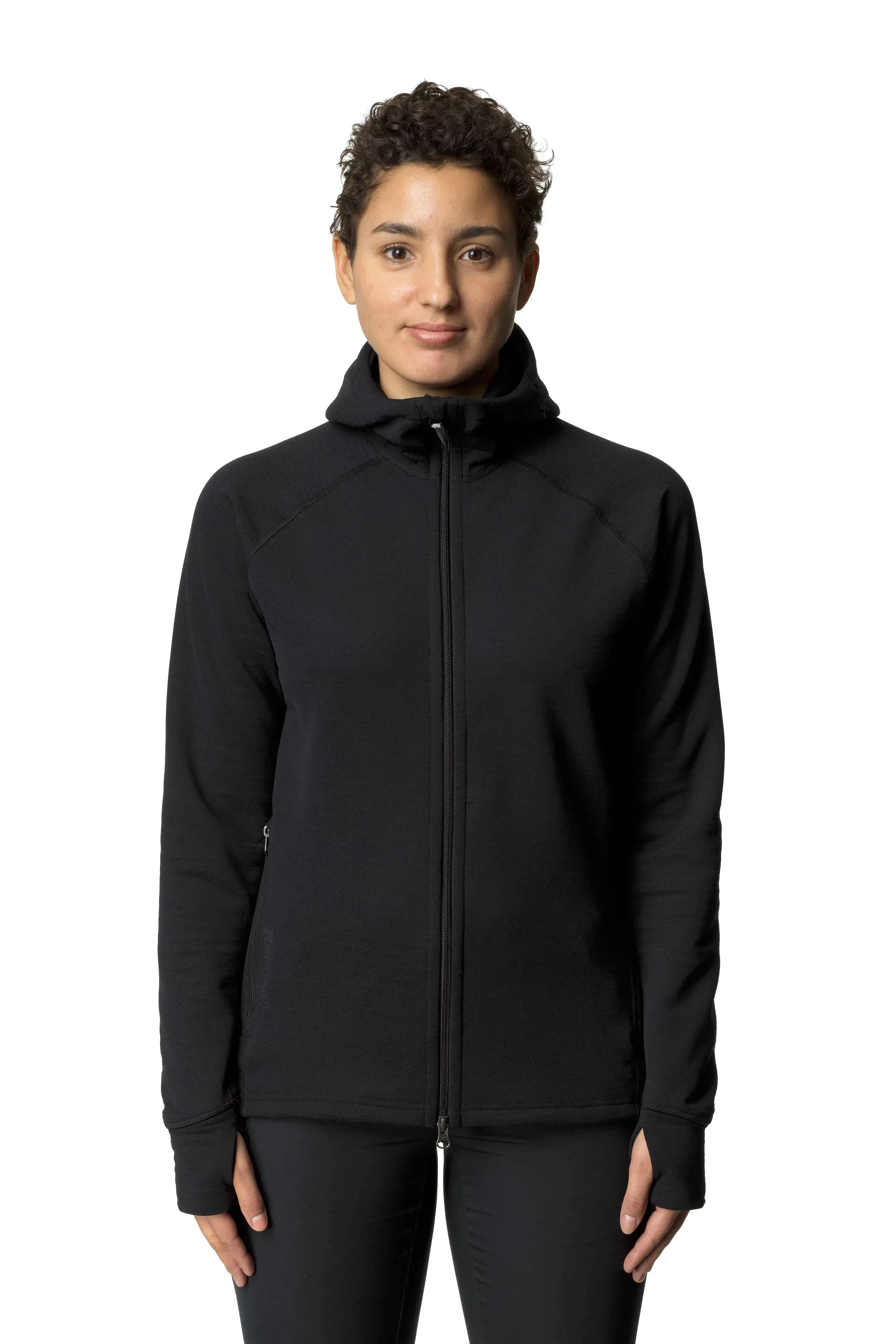 W's Mono Air Houdi | Color: true black | Size: XXS Refurbished - Houdini Sportswear refurbished available on Cerqular