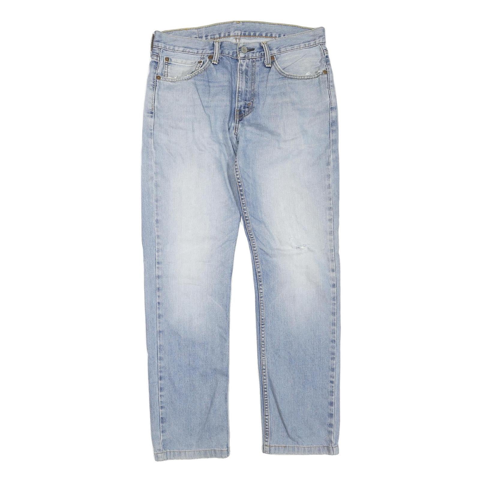 LEVI'S 511 Slim Womens Jeans Blue Regular Slim Denim Light W32 L30 Zip Cotton Refurbished - N/A refurbished available on Cerqular