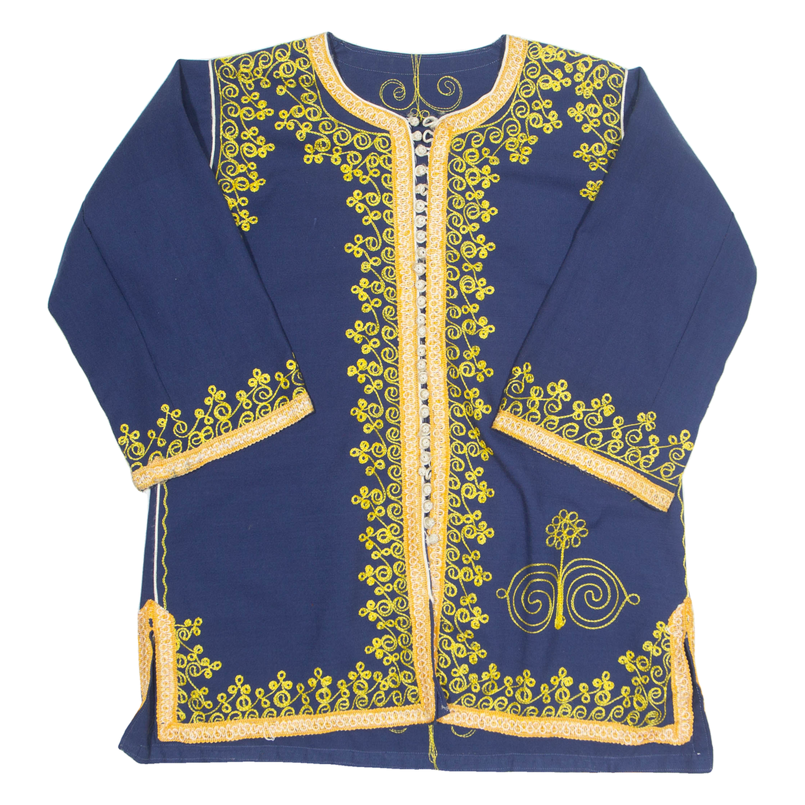 Eastern Inspired Womens Plain Shirt Blue 3/4 Sleeve S Refurbished - N/A refurbished available on Cerqular