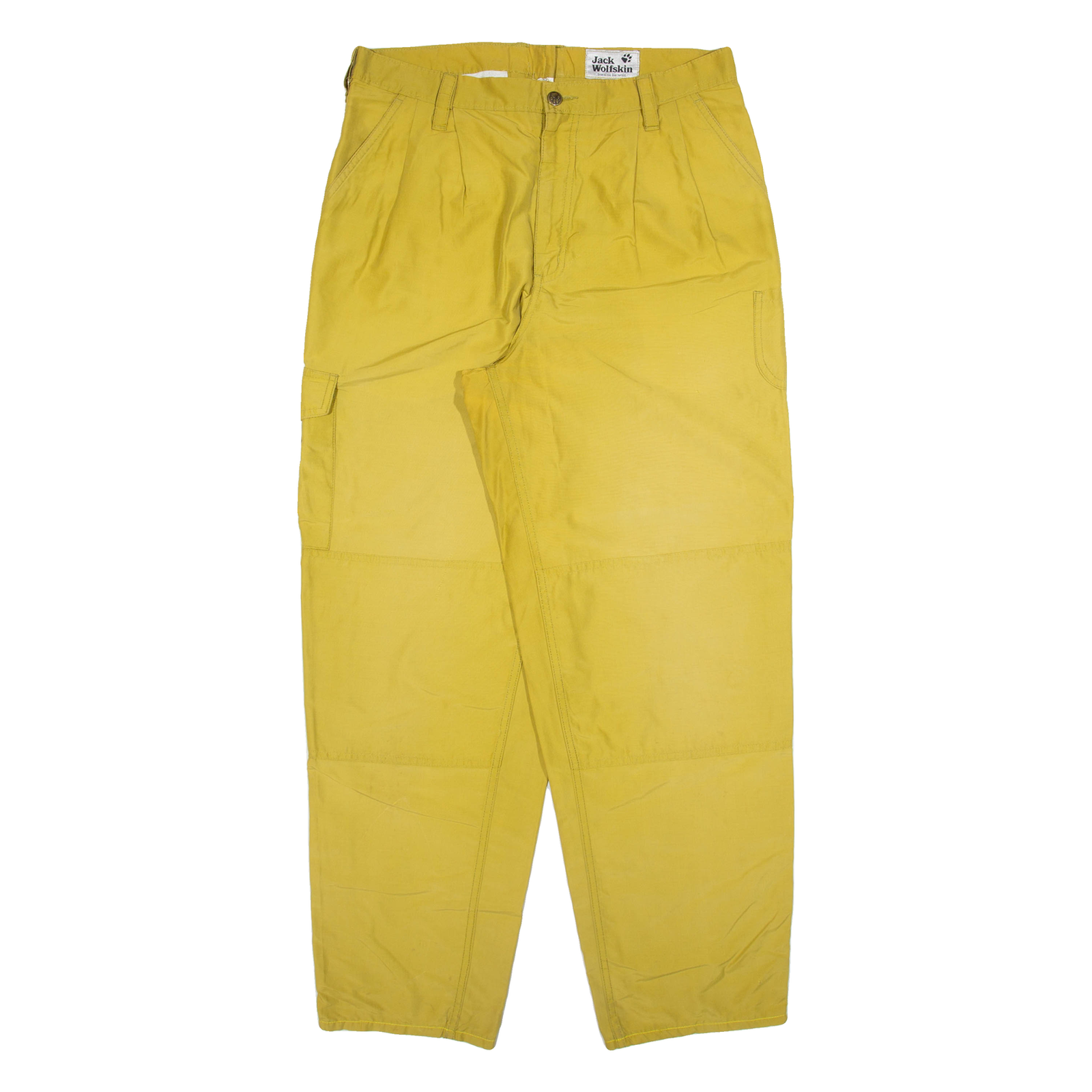 JACK WOLFSKIN Womens Trousers Yellow Relaxed Tapered W32 L31 Refurbished - N/A refurbished available on Cerqular