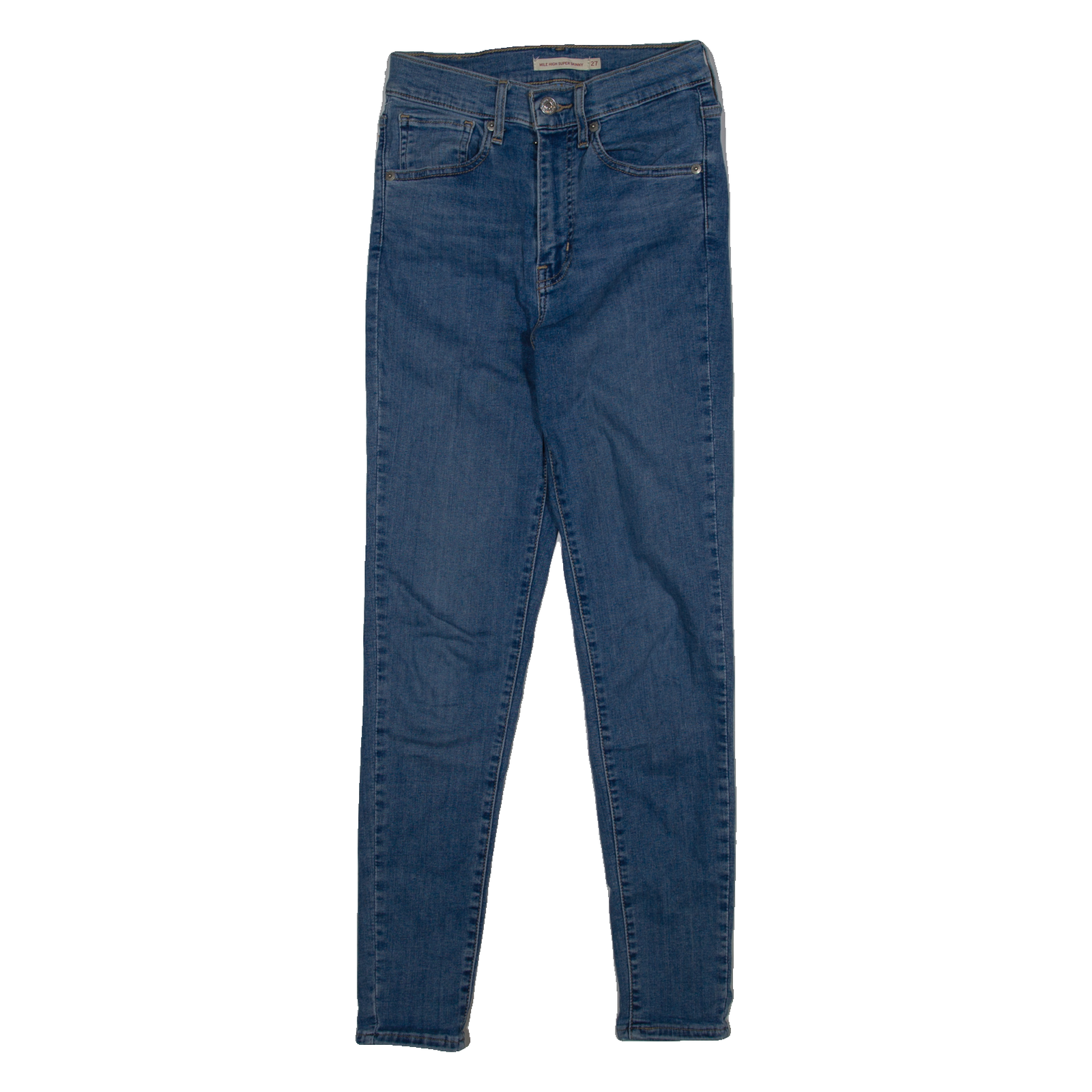 LEVI'S Womens Jeans Blue Slim Skinny W27 L27 Refurbished - N/A refurbished available on Cerqular