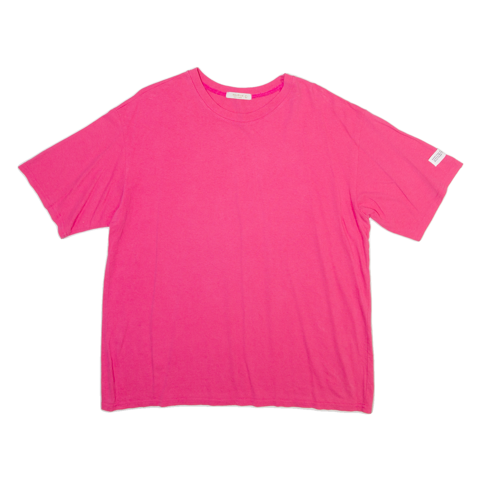 MAYBLUE Mens T-Shirt Pink L Refurbished - N/A refurbished available on Cerqular