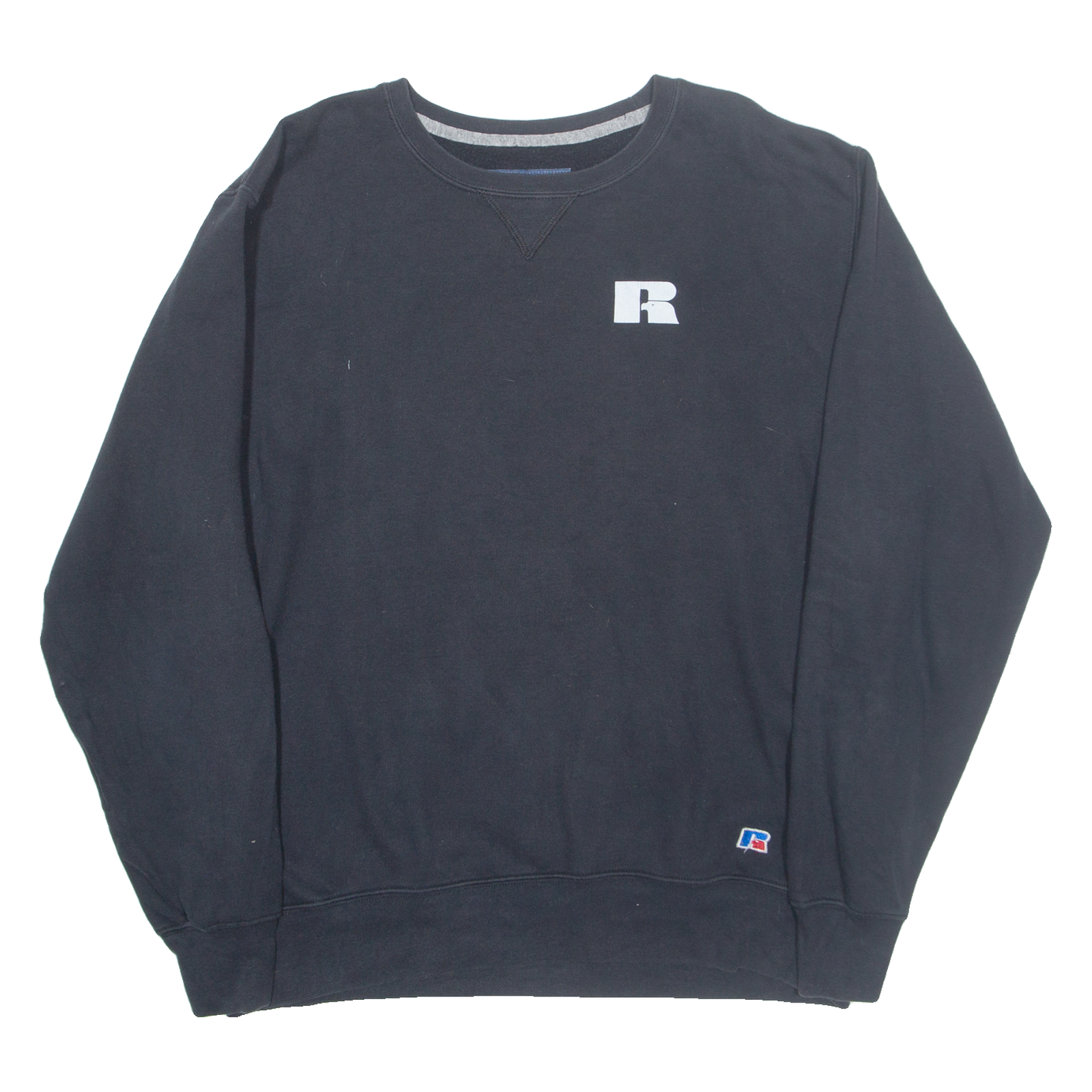 RUSSELL ATHLETIC Mens Sweatshirt Black L Refurbished - N/A refurbished available on Cerqular