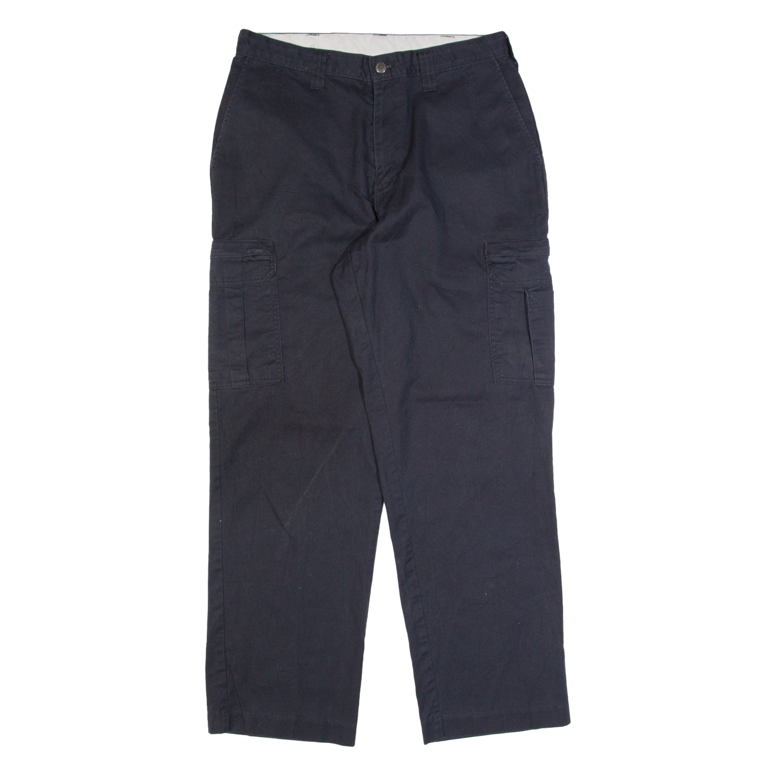 DICKIES Cargo Workwear Mens Trousers Blue Regular Straight W34 L32 Refurbished - N/A refurbished available on Cerqular
